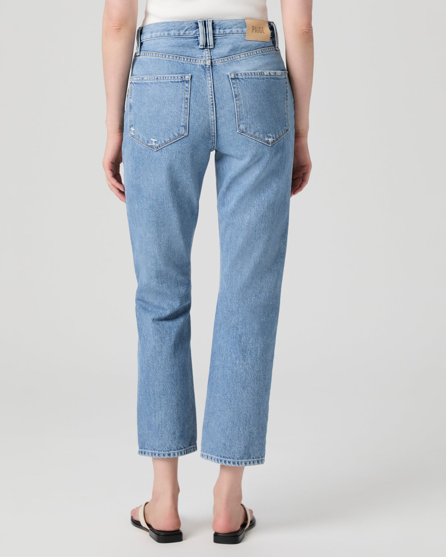 Billy Crop Straight Jean - High Brow Distressed 23