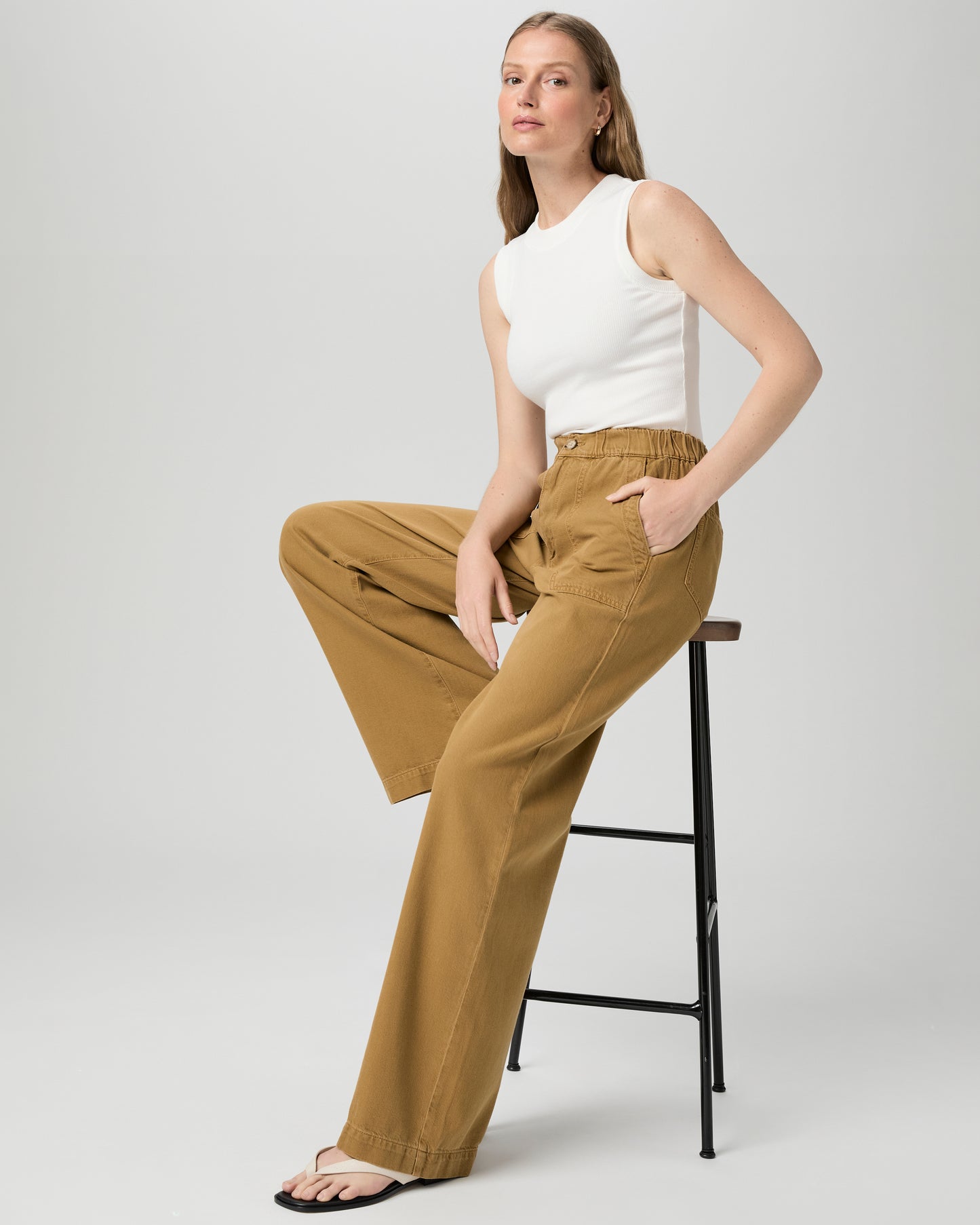 Rumi Wide Leg Pant - Vintage Sweet Caramel 23