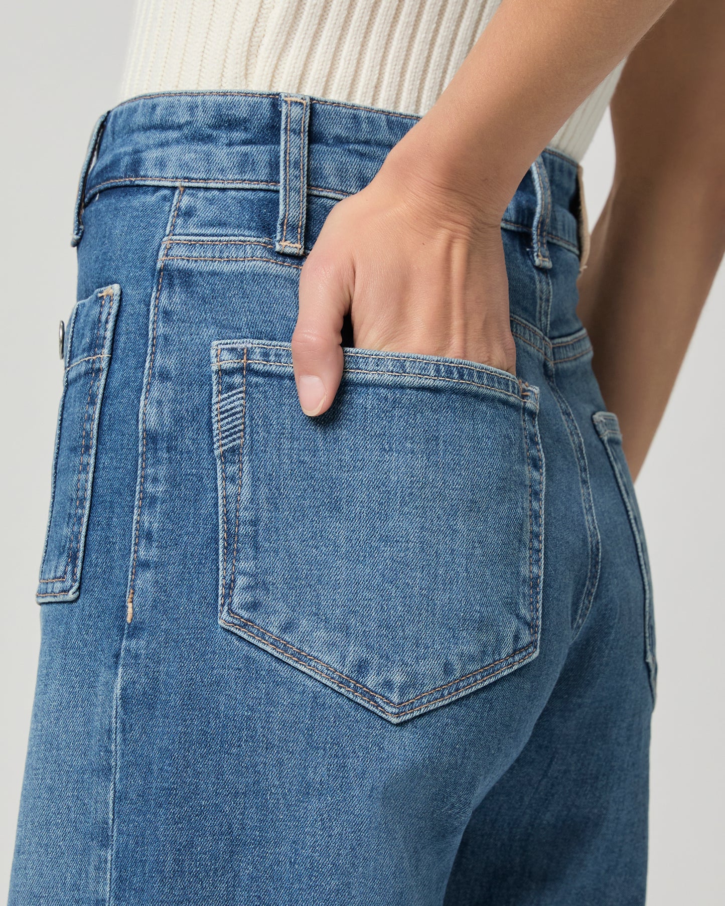 Anessa 31 Inch Wide Leg Jean - Paley 23