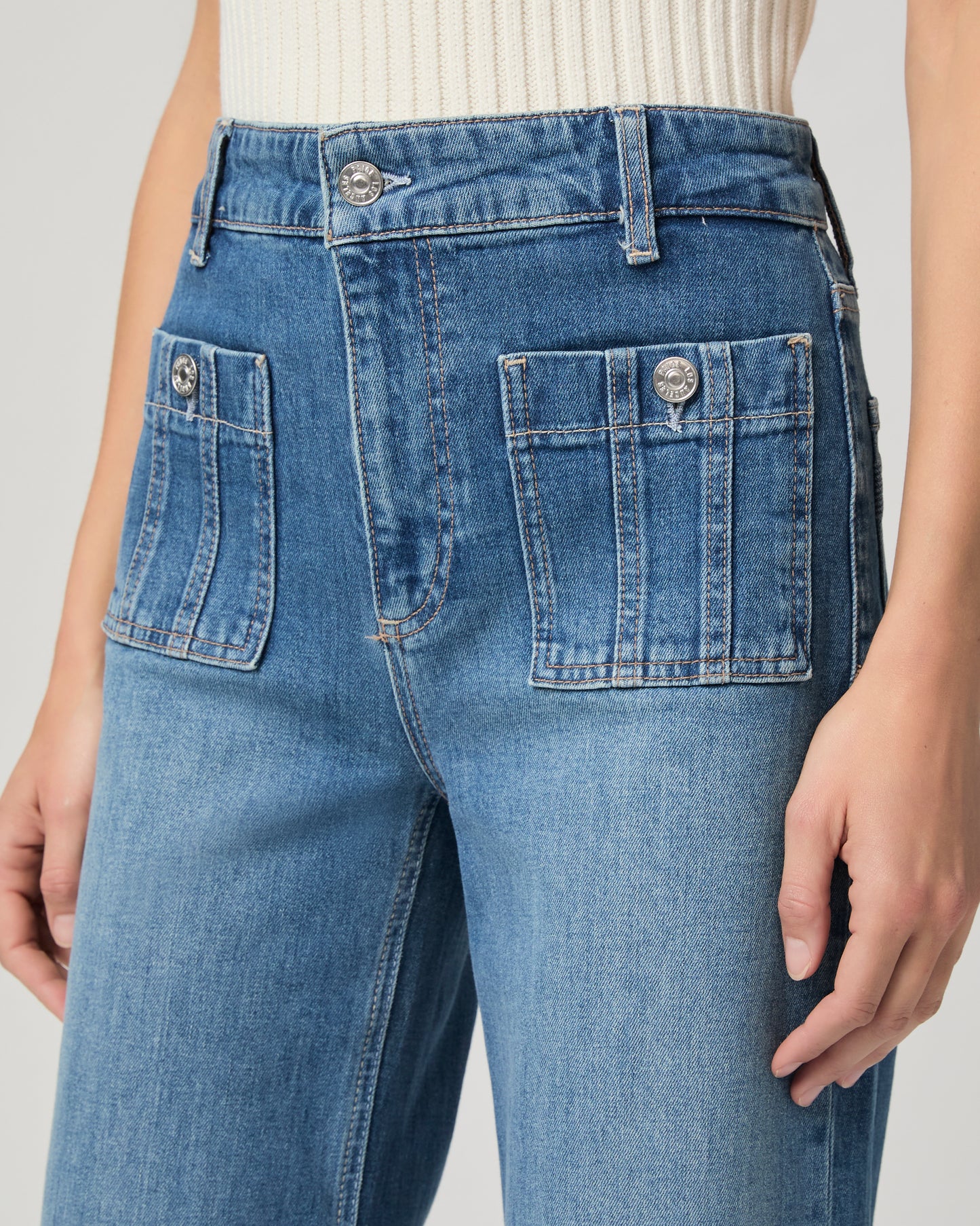 Anessa 31 Inch Wide Leg Jean - Paley 23