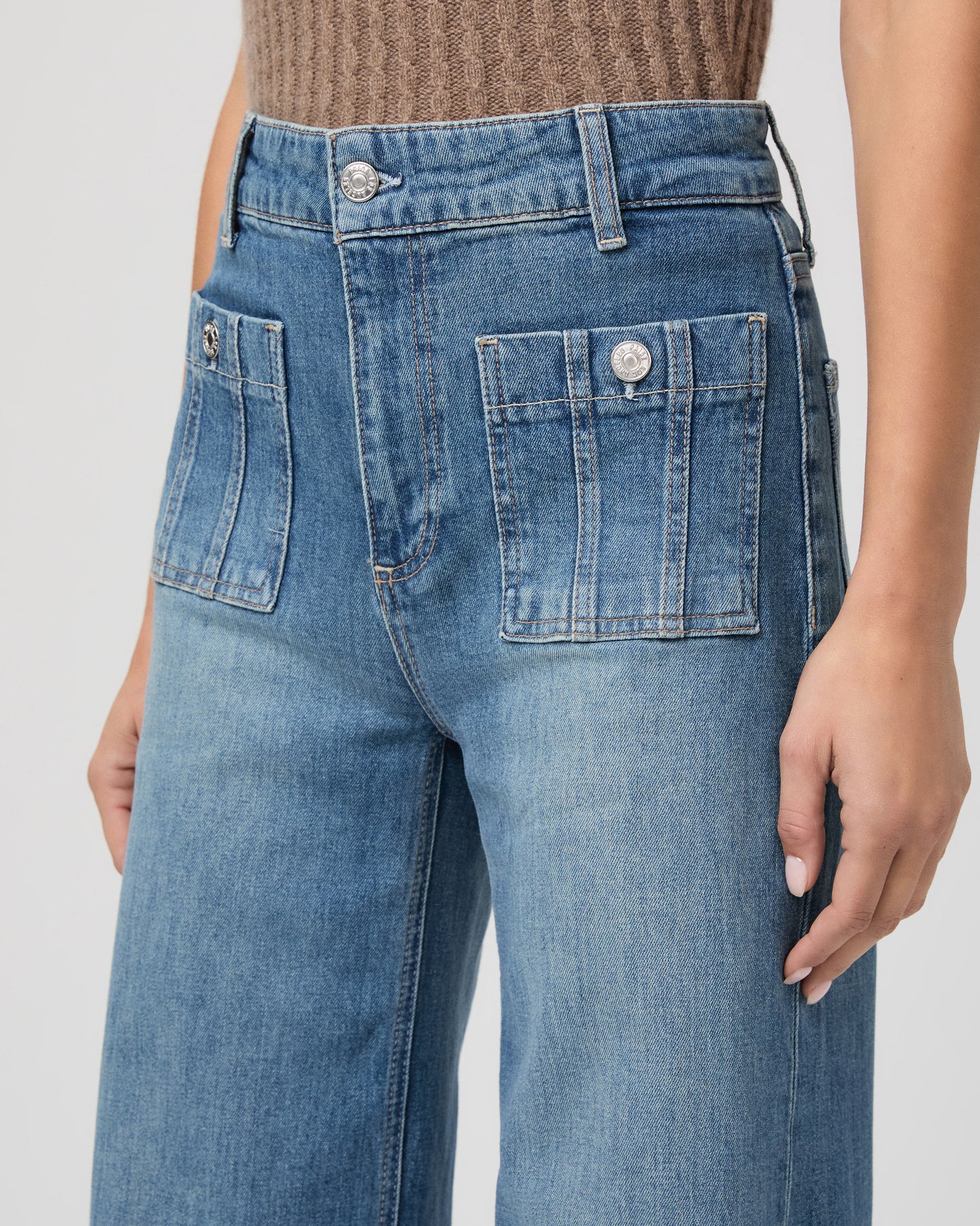 Anessa 31 Inch Wide Leg Jean - Paley 23