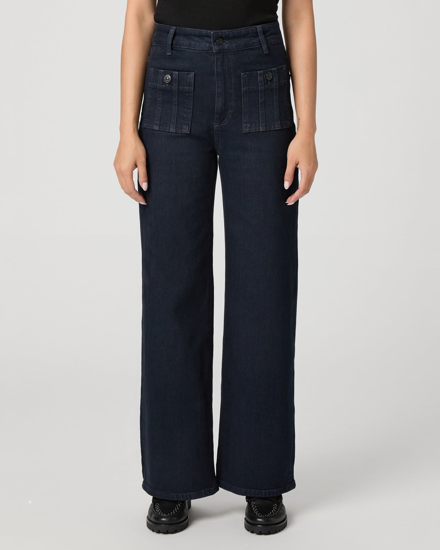 Anessa Petite 29 Inch Wide Leg Jean - Duchess 23