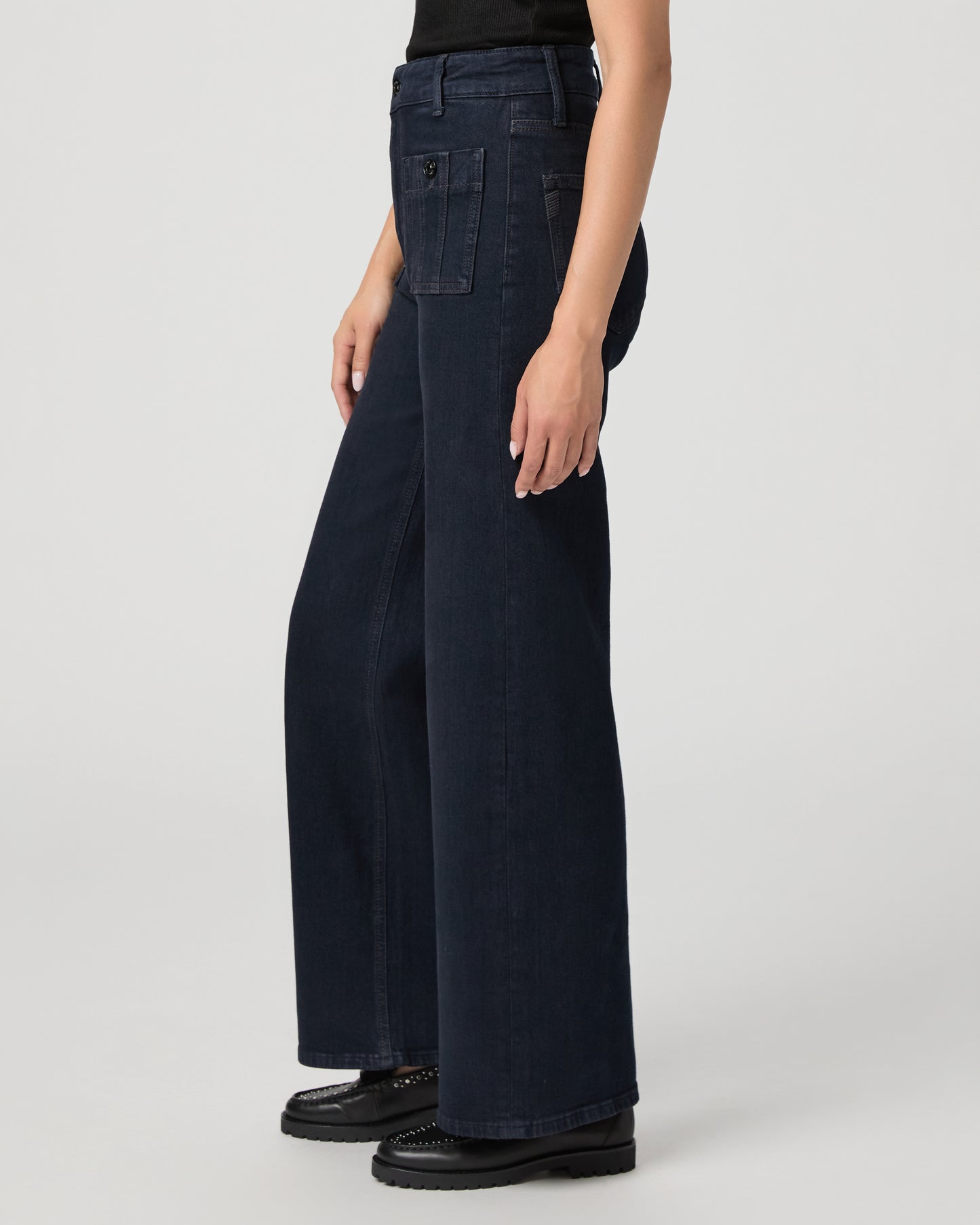 Anessa Petite 29 Inch Wide Leg Jean - Duchess 23