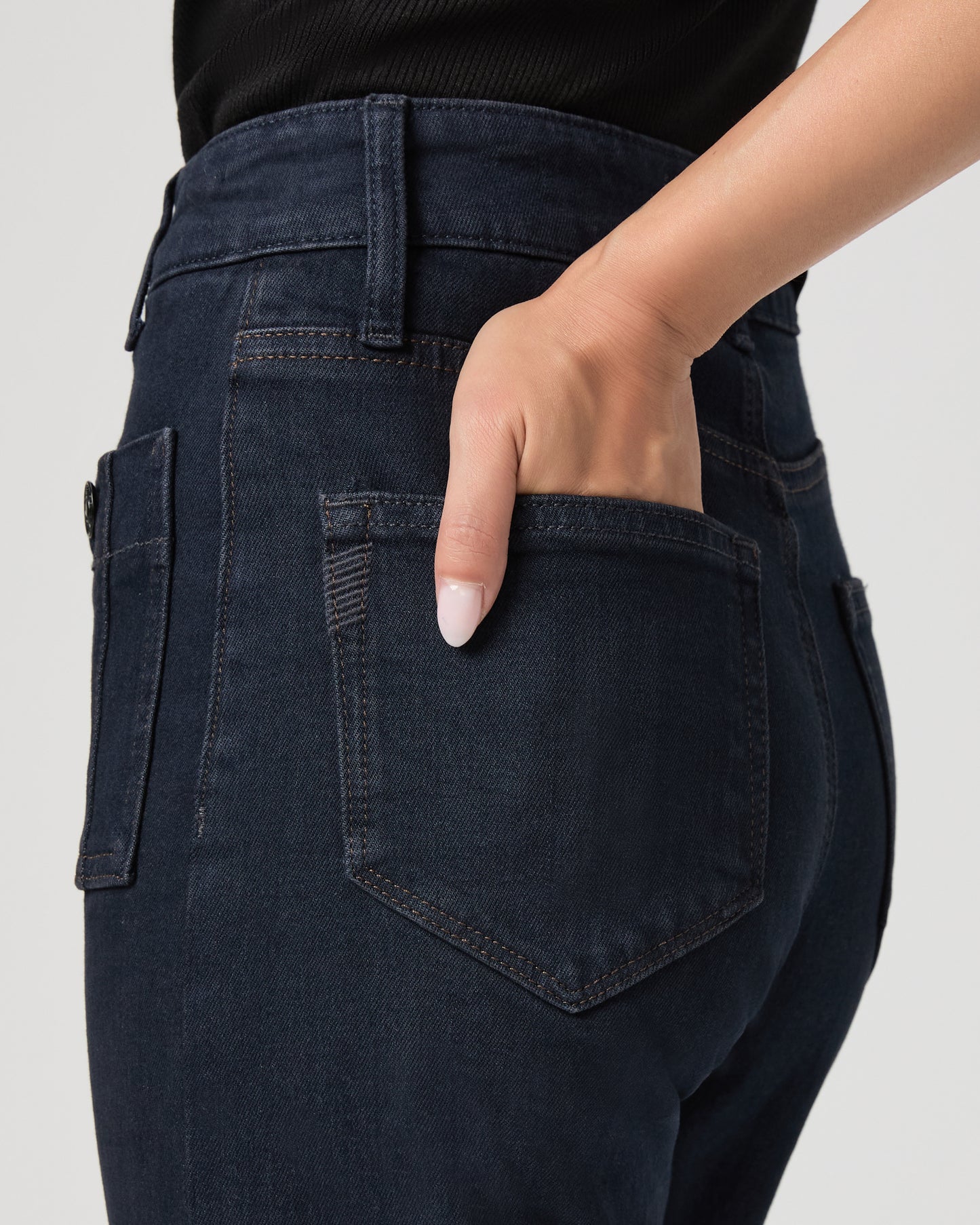 Anessa Petite 29 Inch Wide Leg Jean - Duchess 23