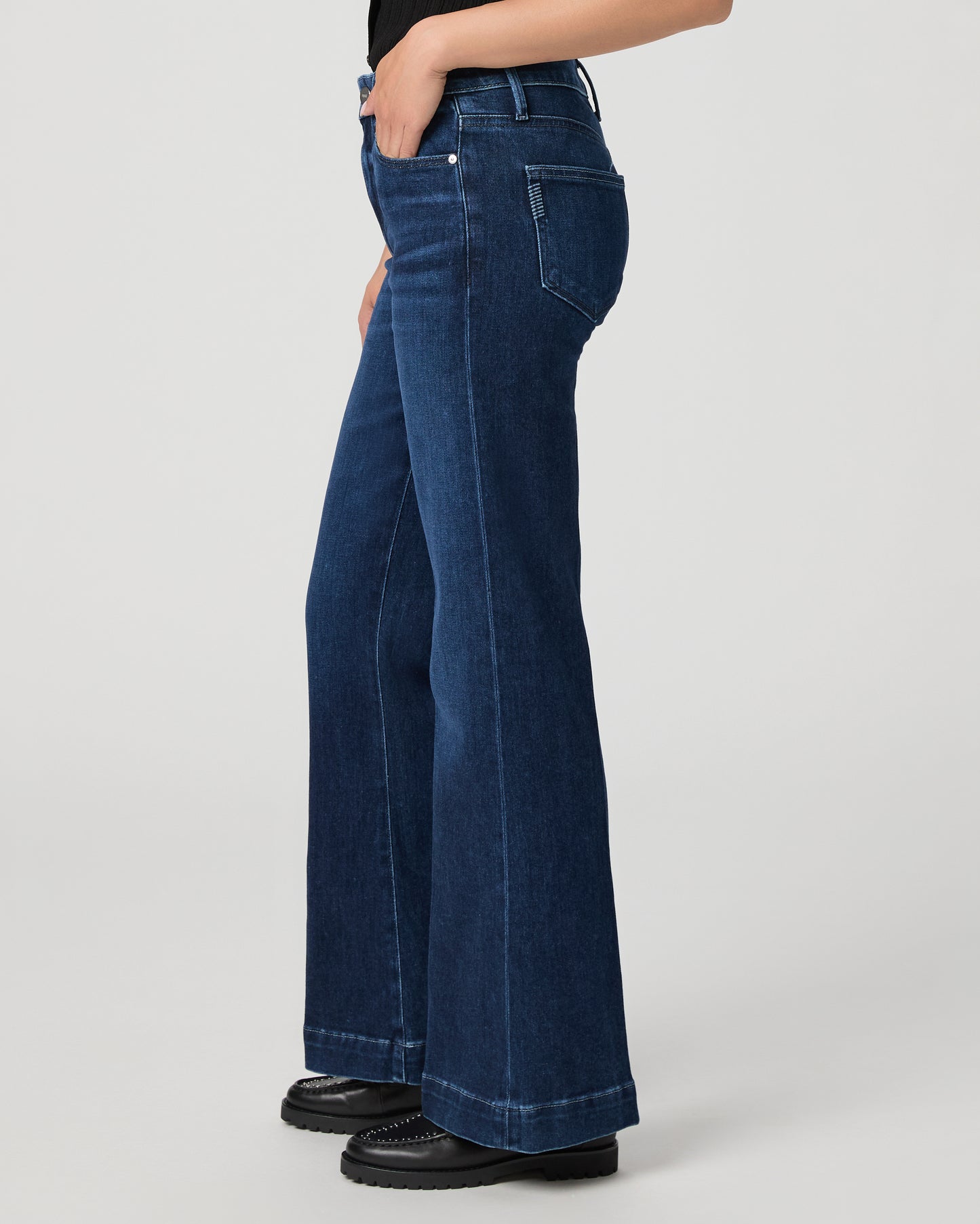 Leenah Petite Wide Leg Jean - Praline 23