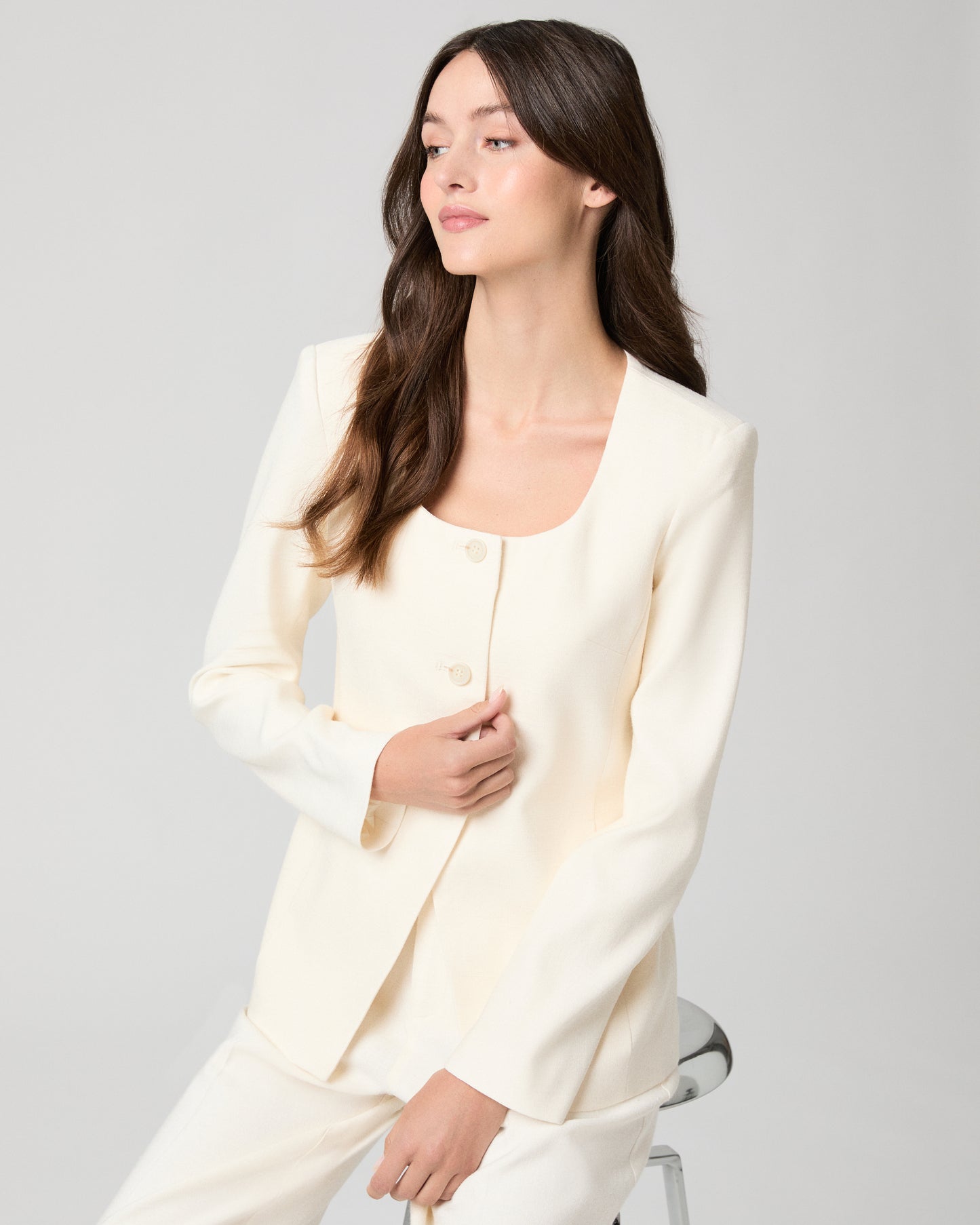 Edina Blazer - Bone 00
