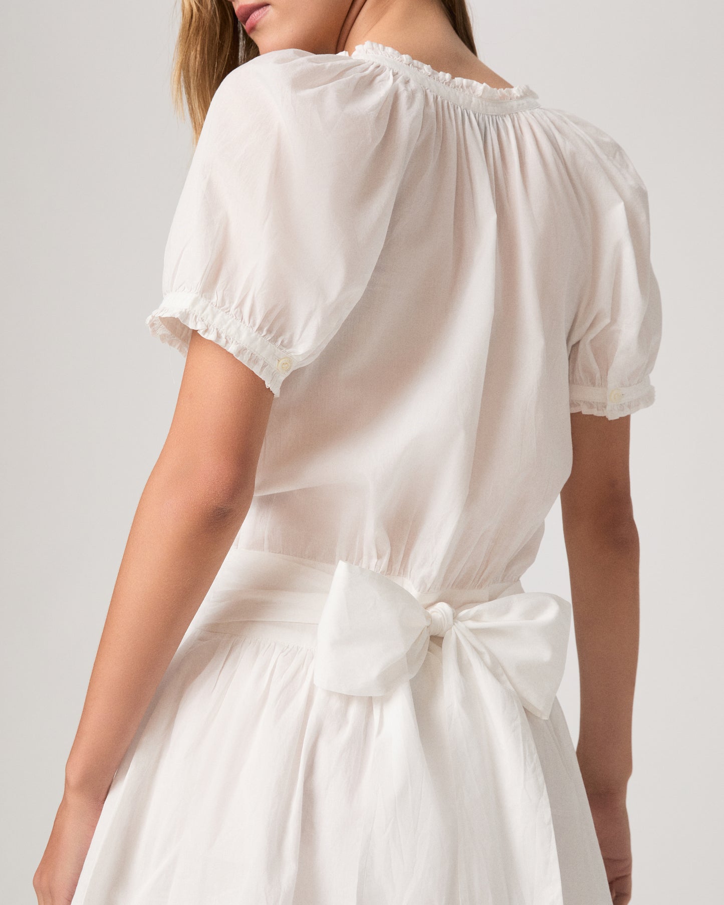 Nisha Dress - White XXS
