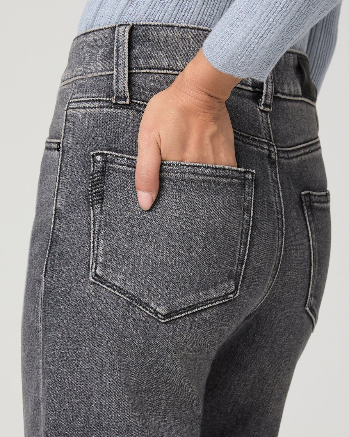 Anessa Petite 28 Inch Wide Leg Jean - Malibu Mist 23