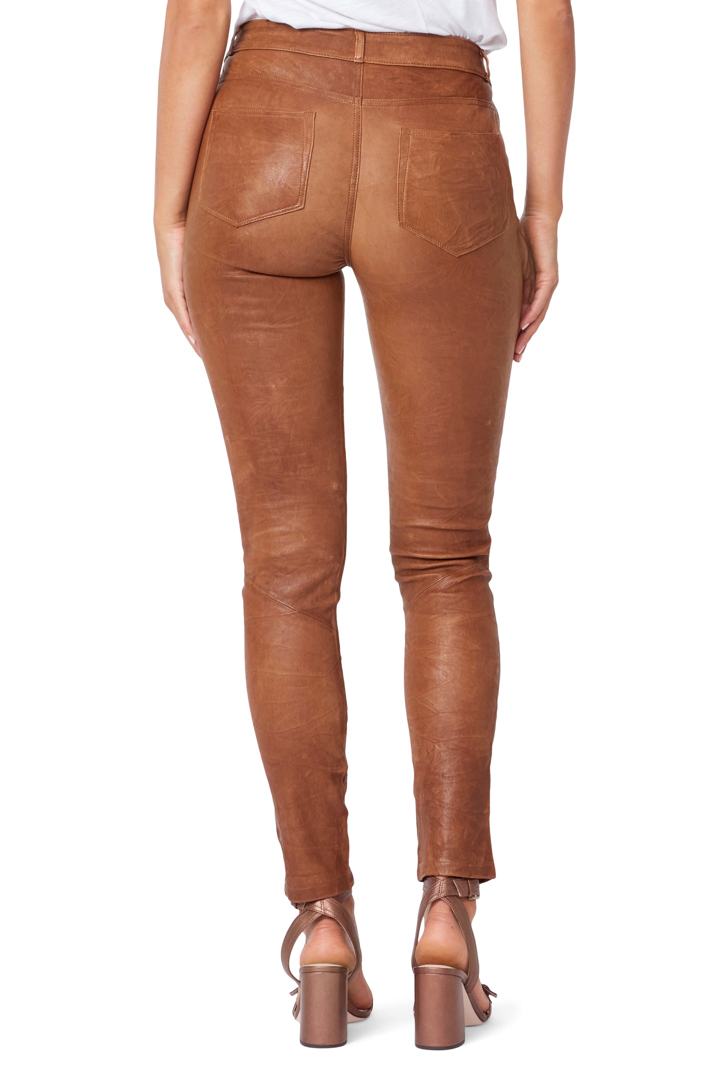 Hoxton Ultra Skinny Pant - Dark Argan Leather