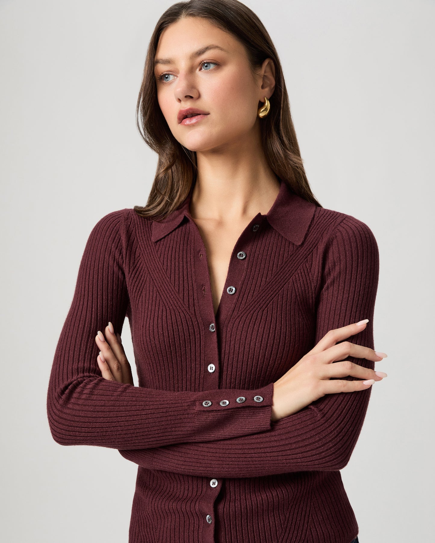 Jayde Top - Oxblood XXS