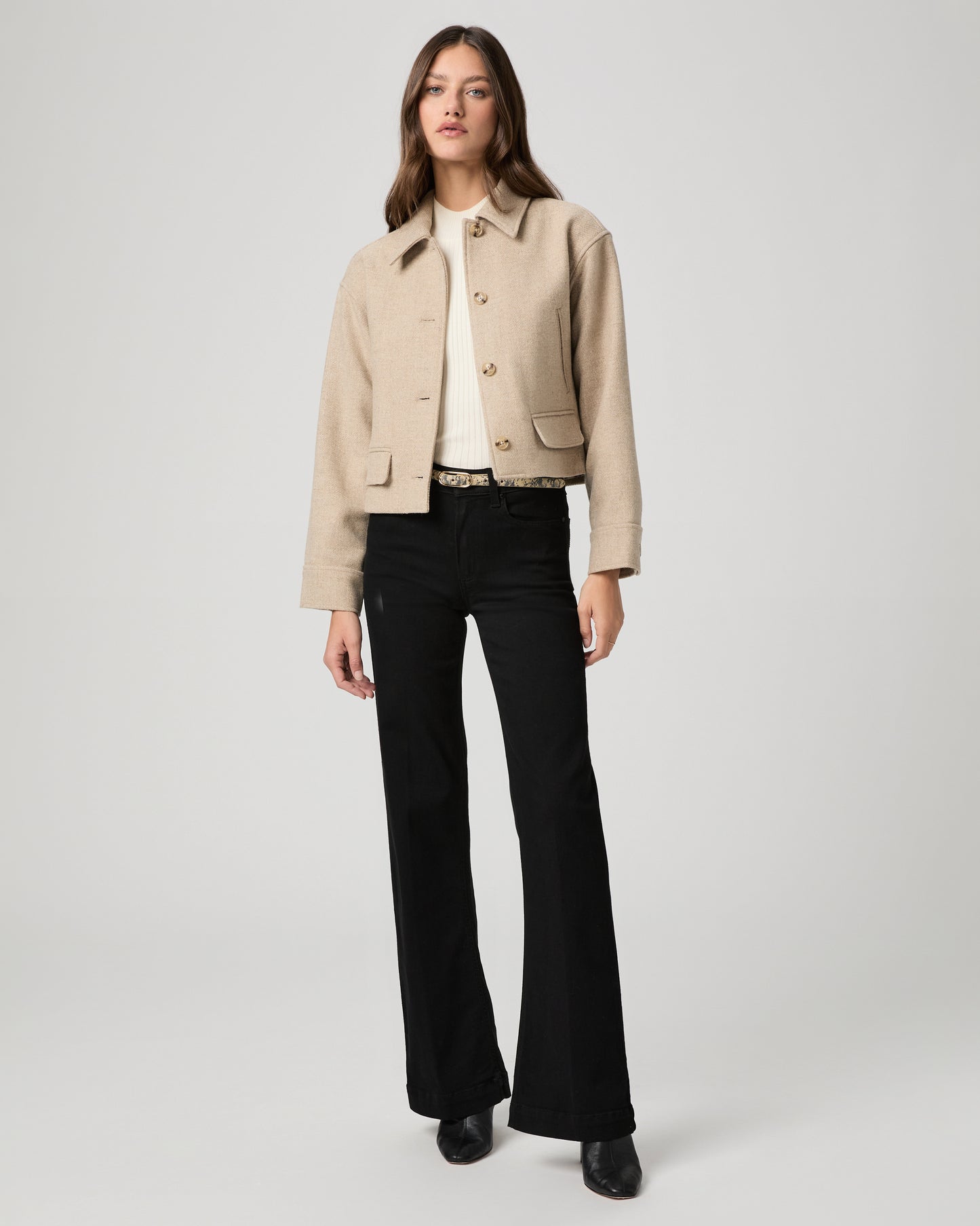 Leenah 32 Inch Wide Leg Jean - Black Shadow 23