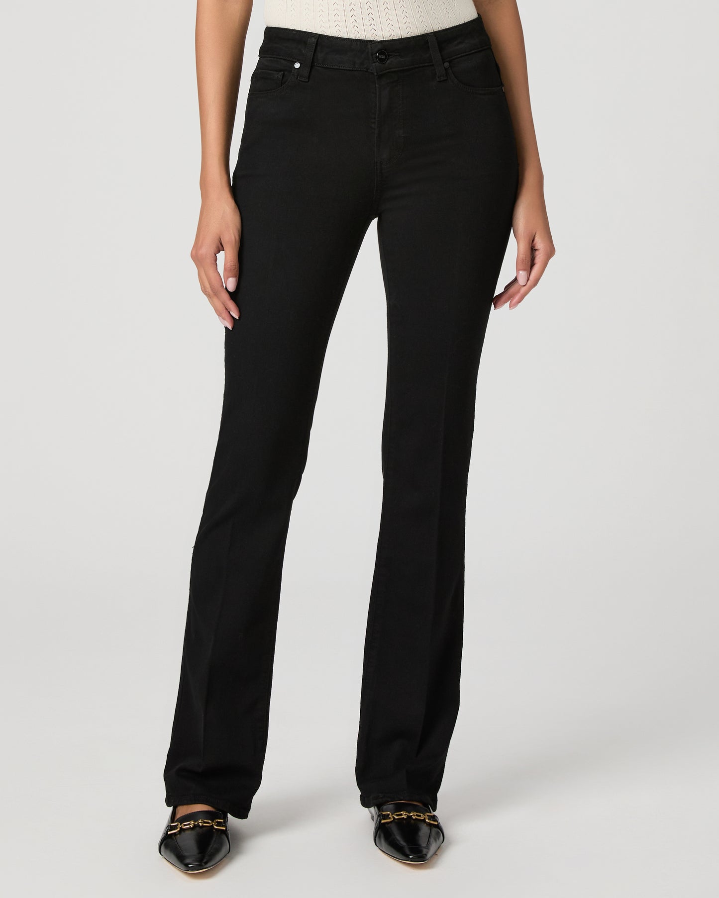High Rise Manhattan 32 Inch Bootcut - Black Shadow 23