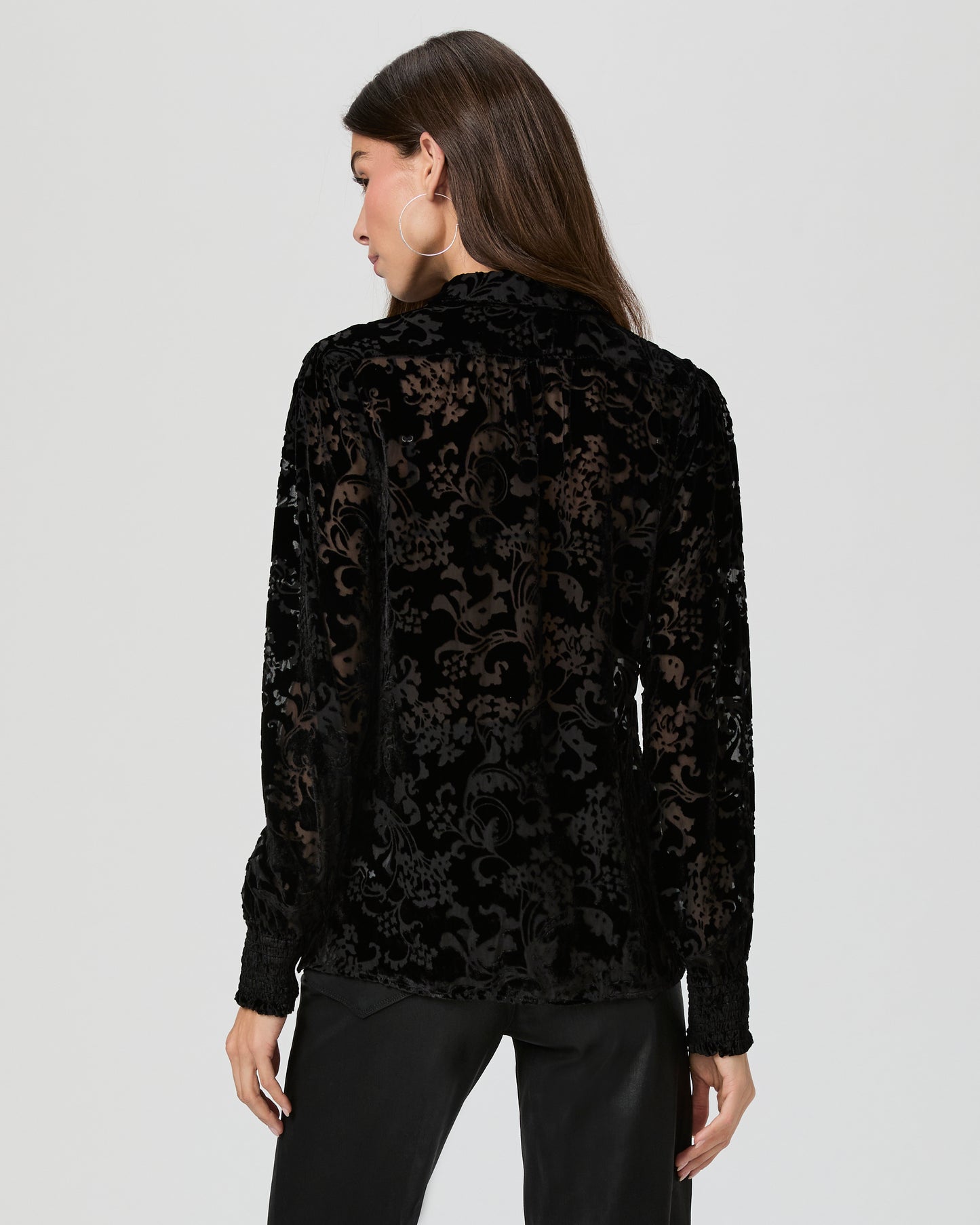 Ginerva Blouse - Black Silk XXS