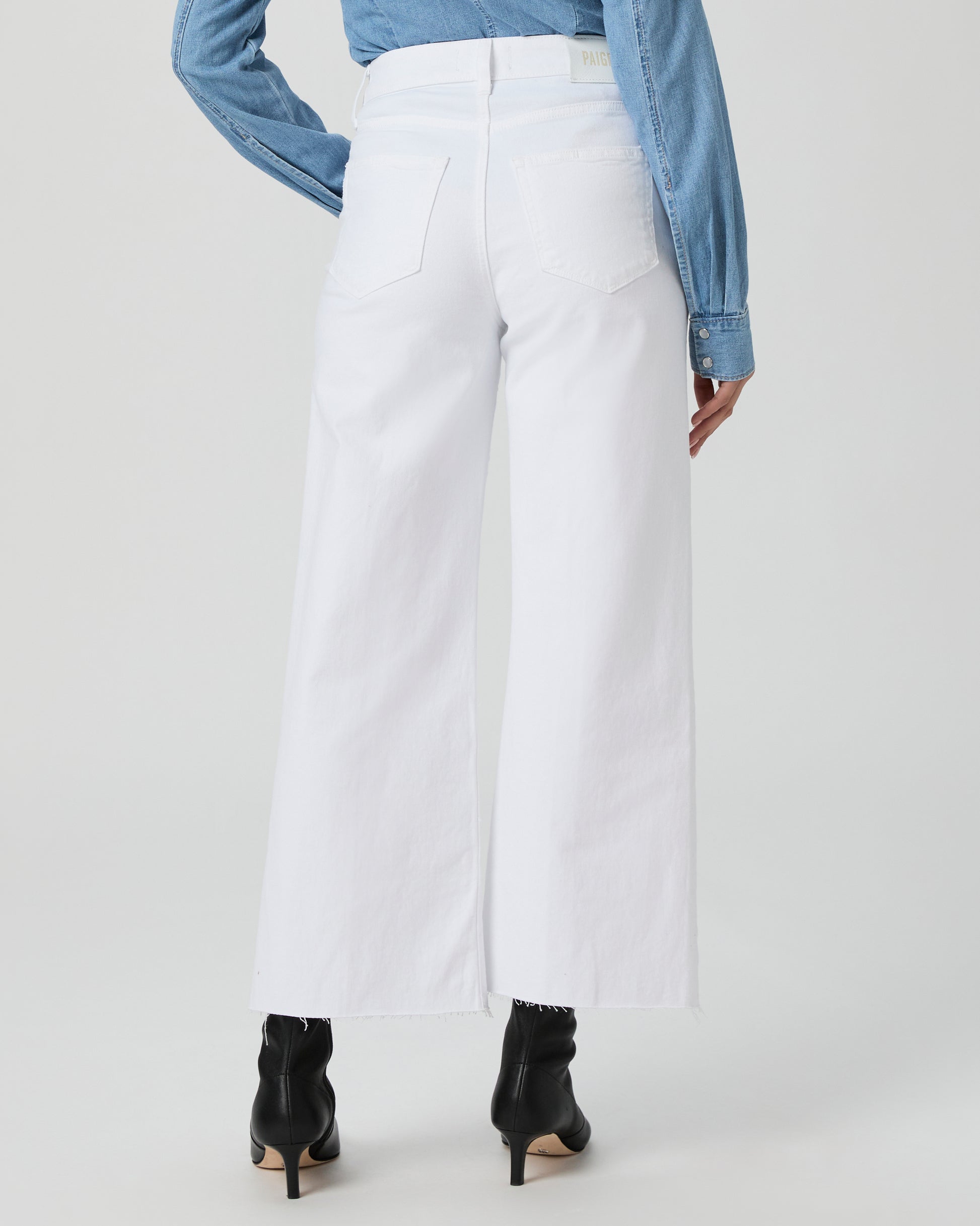 Anessa Wide Leg Jean - Crisp White 23