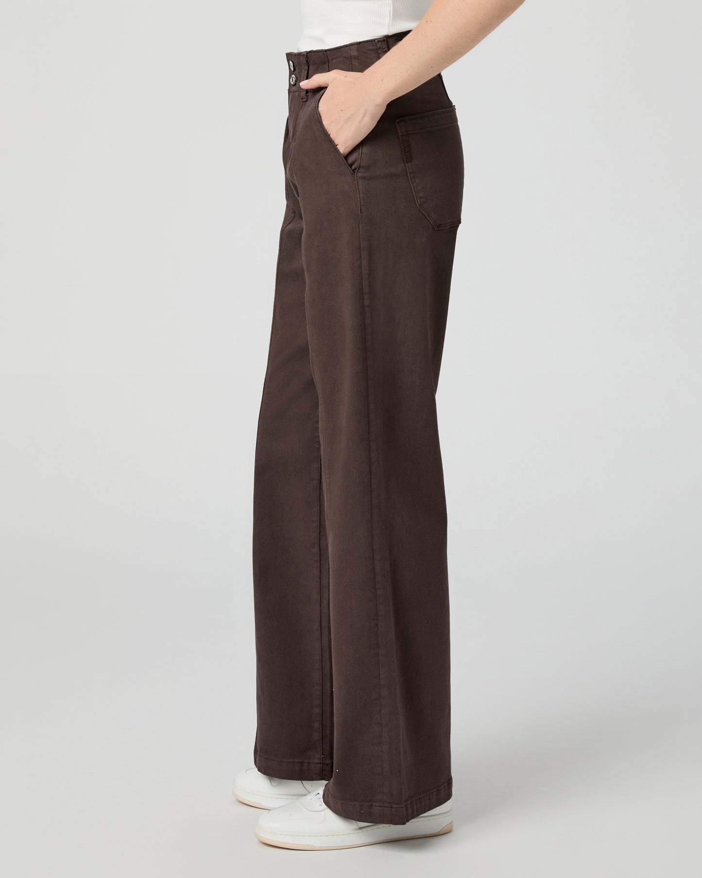 Brooklyn 31 Inch Wide Leg Jean - Rich Chocolate 23