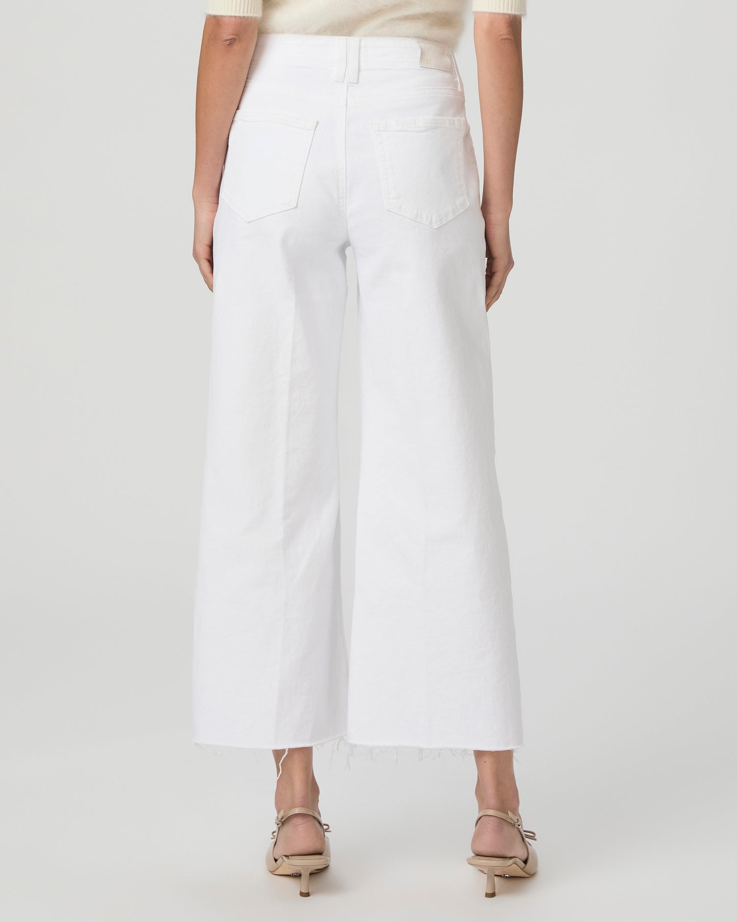 Anessa Wide Leg Jean - Crisp White