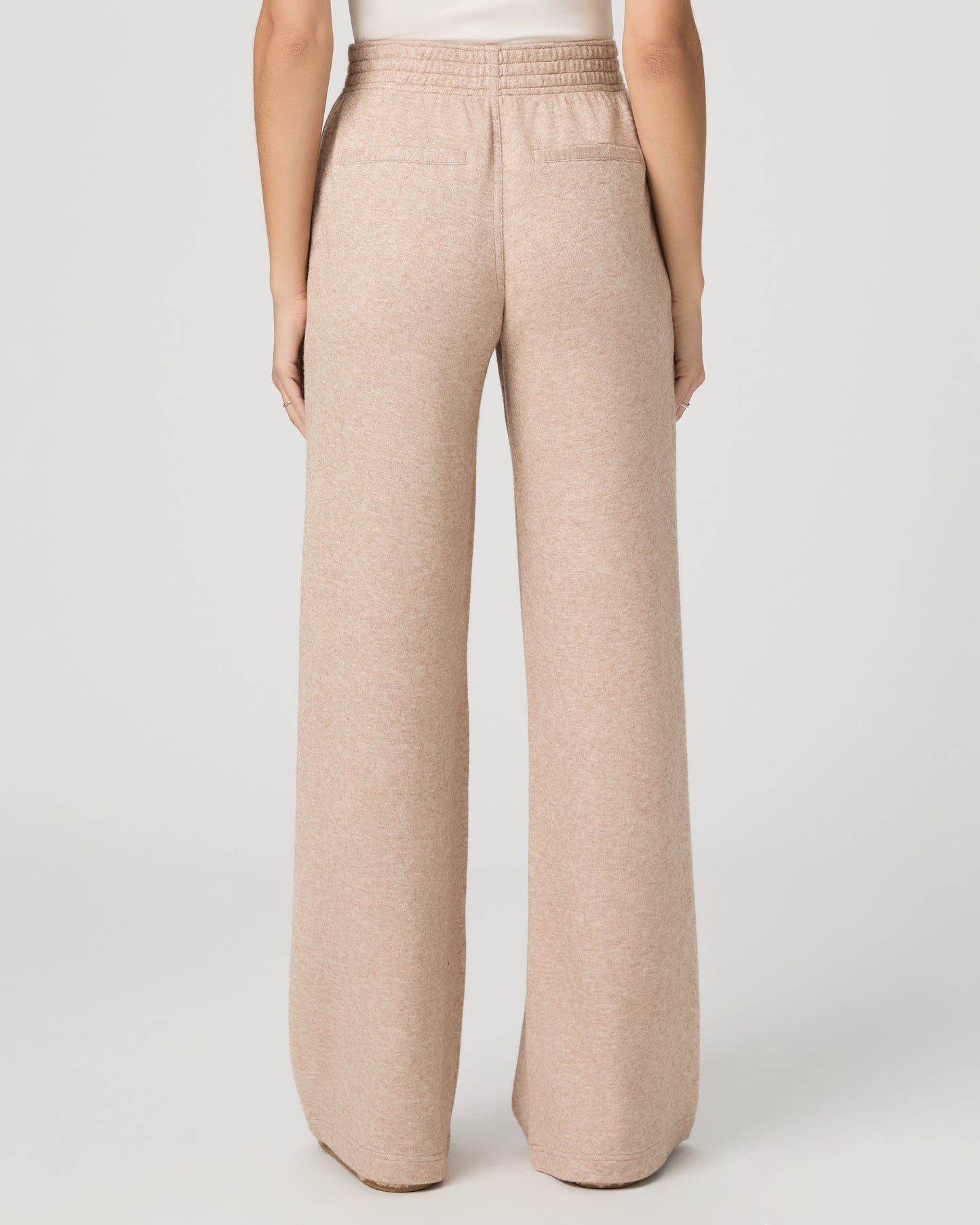 Harper Wide Leg Jean - Heathered Camel 00