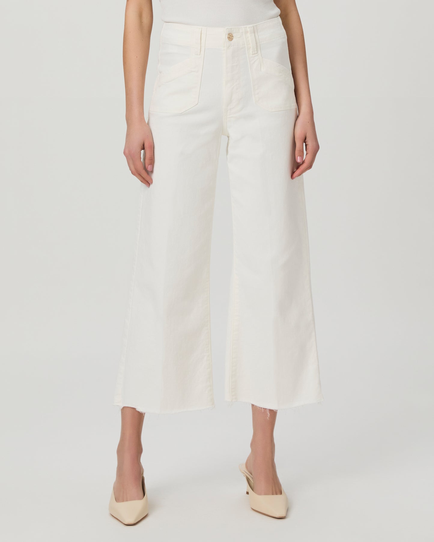 Anessa Wide Leg Jean - Tonal Ecru 23
