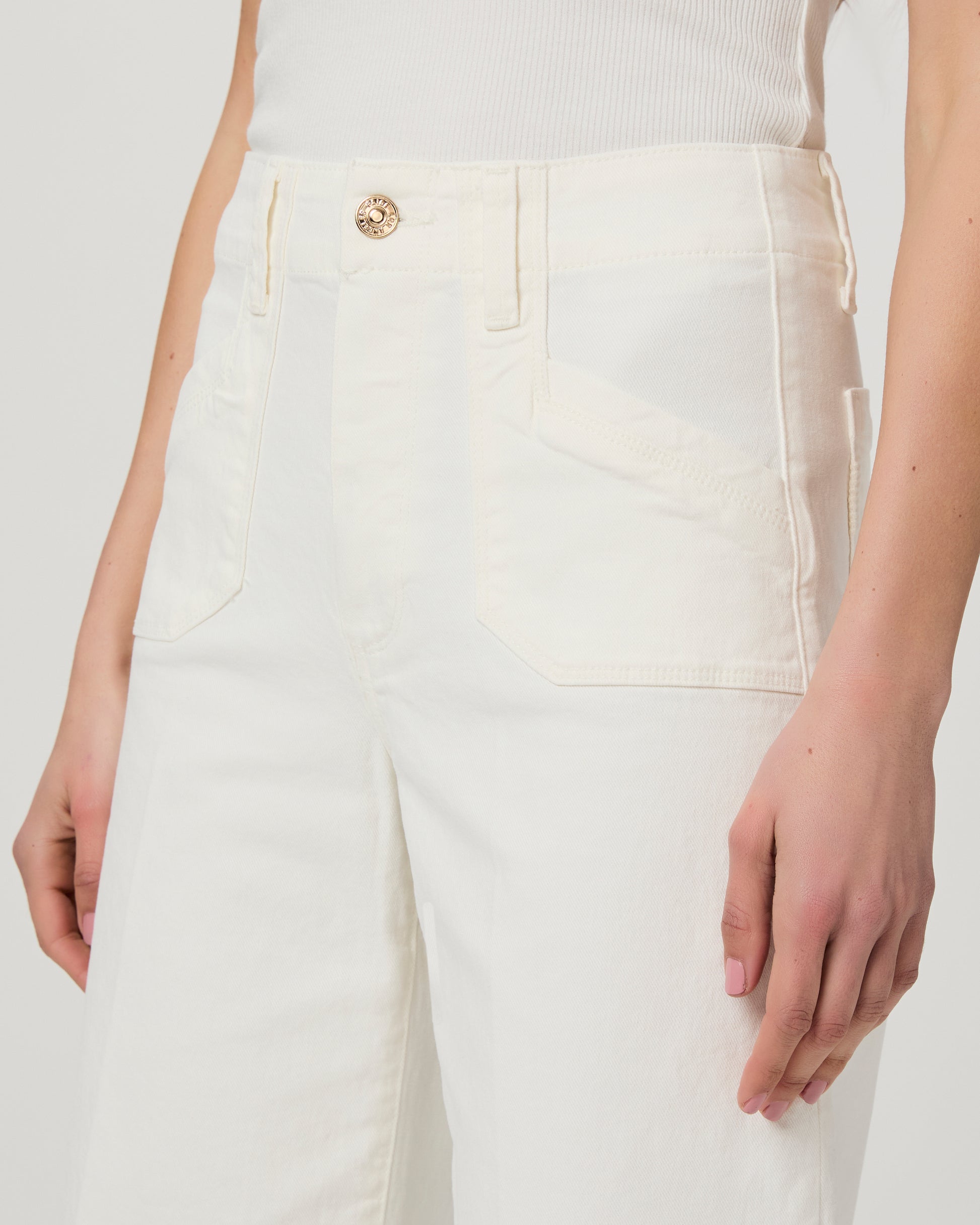 Anessa Wide Leg Jean - Tonal Ecru 23