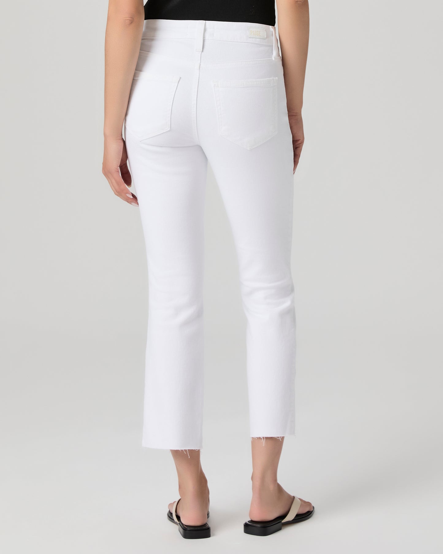Cindy Crop Petite Straight Jean - Crisp White 23
