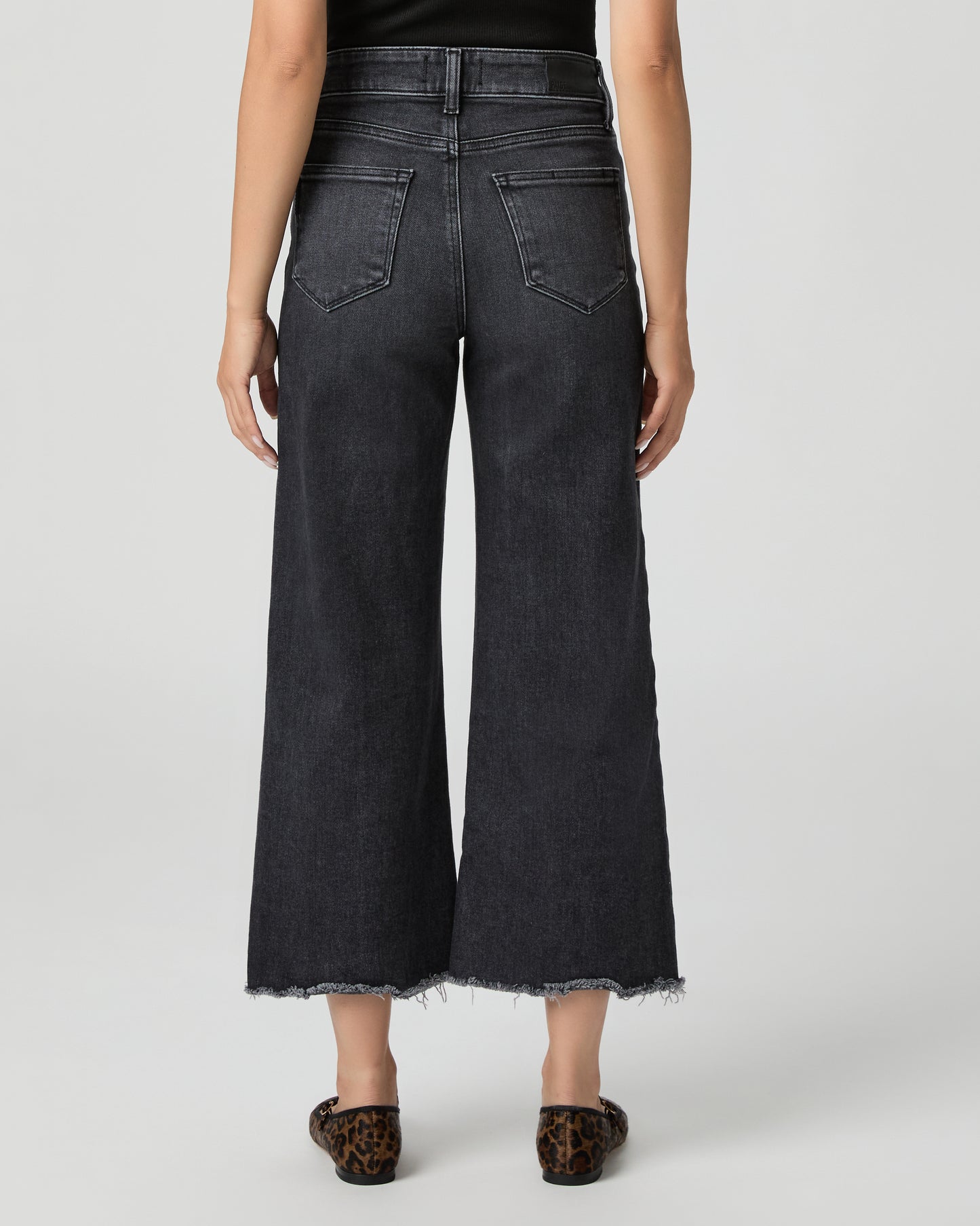 Anessa Petite Wide Leg Jean - Black Lotus 23