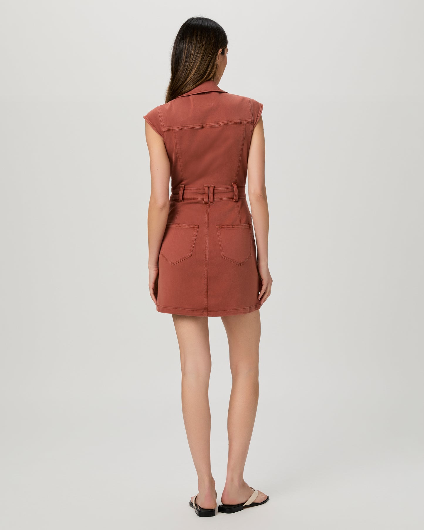 Jaxsyn Denim Dress - Vintage Clay Sunset 00