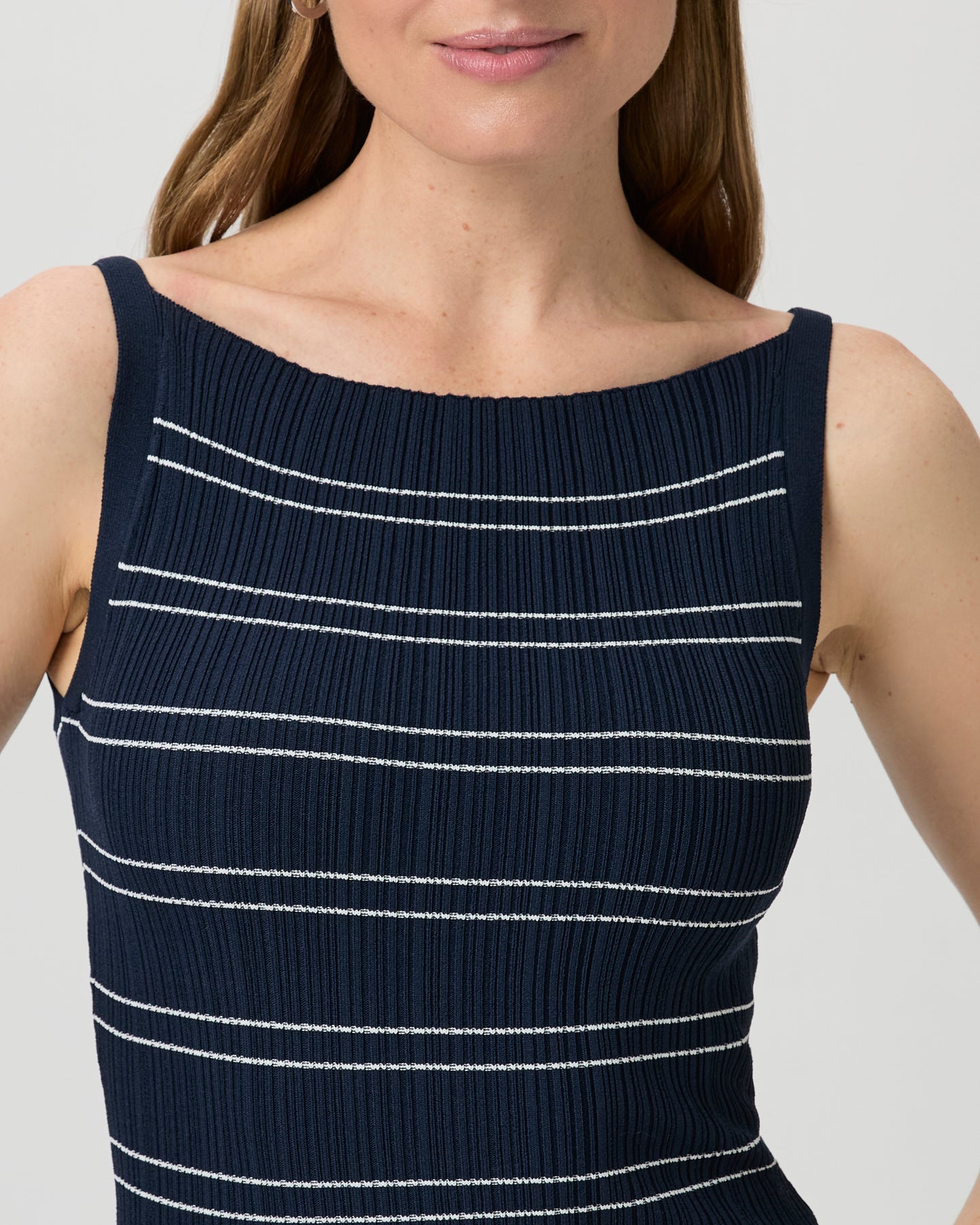 Yuelia Tank - Dark Inkblue/White XXS