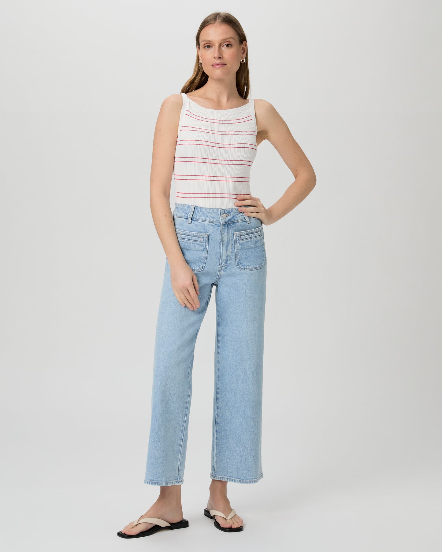 Yuelia Tank - White/Petunia XXS