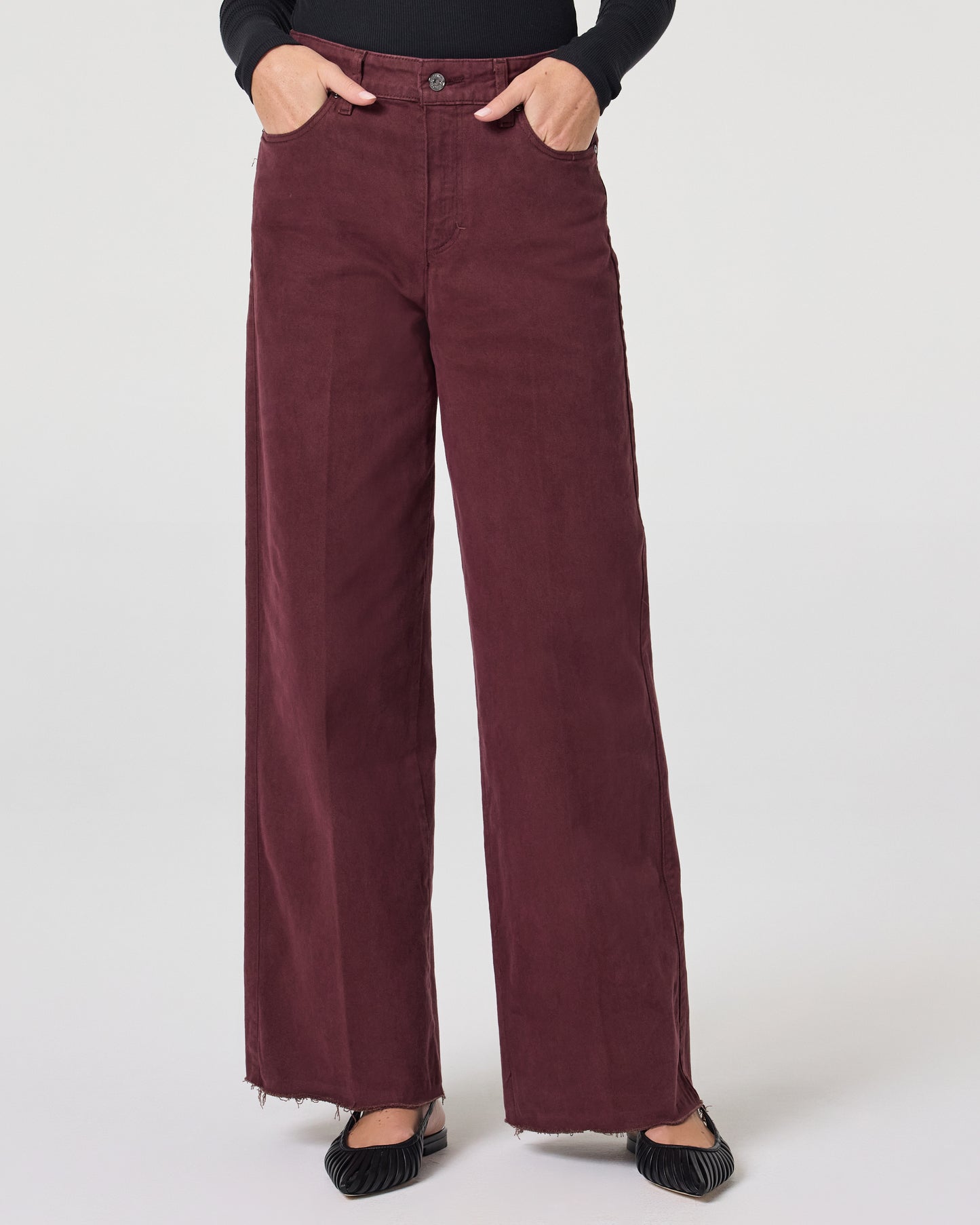 Anessa 31 Inch Wide Leg - Vintage Dark Oxblood 23