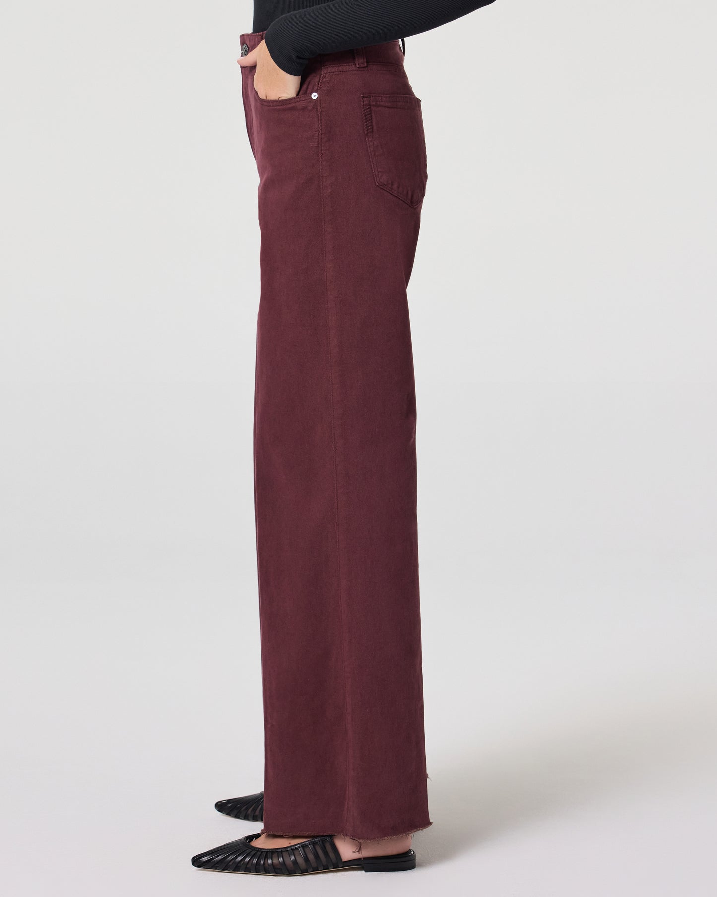 Anessa 31 Inch Wide Leg - Vintage Dark Oxblood 23