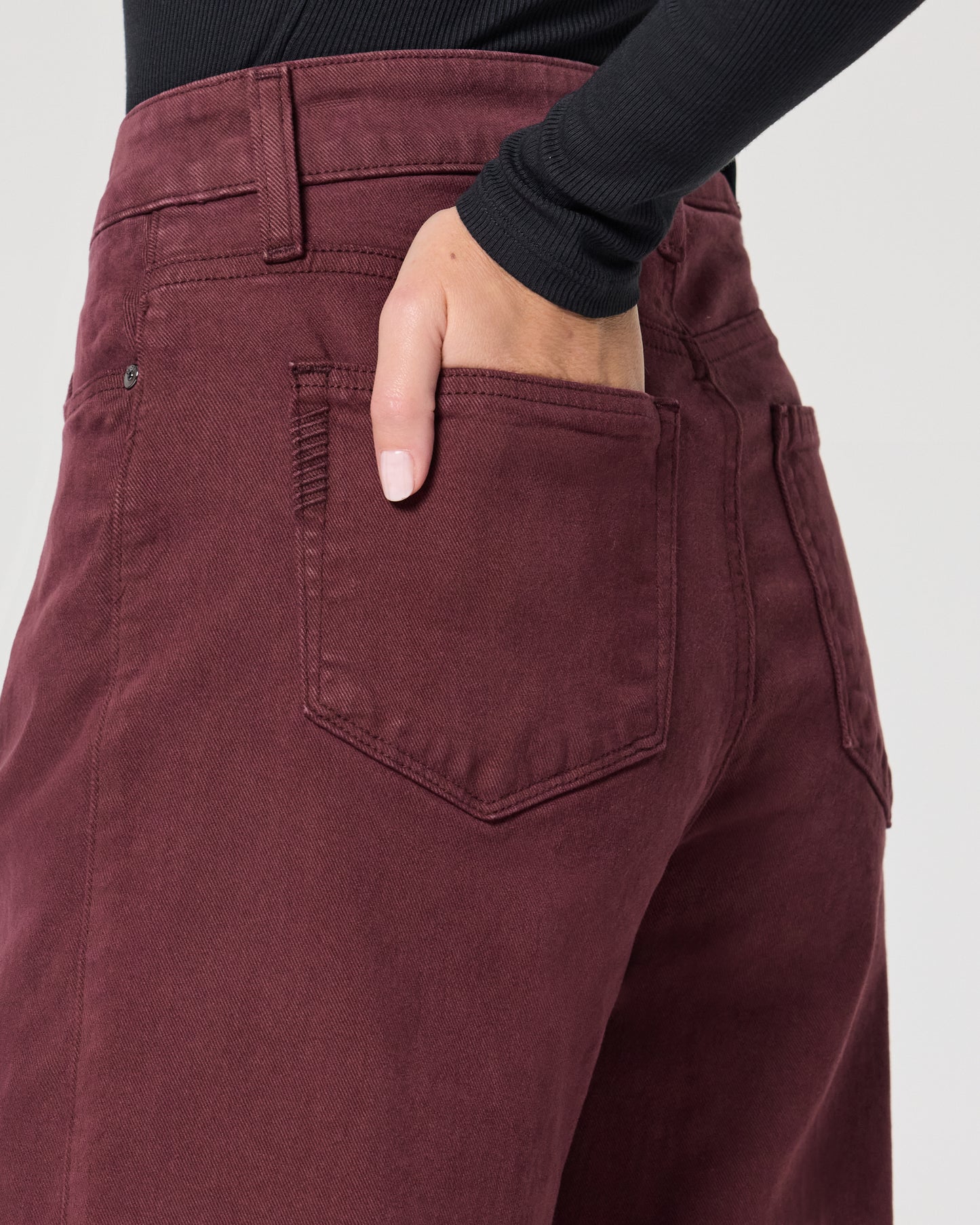 Anessa 31 Inch Wide Leg - Vintage Dark Oxblood 23