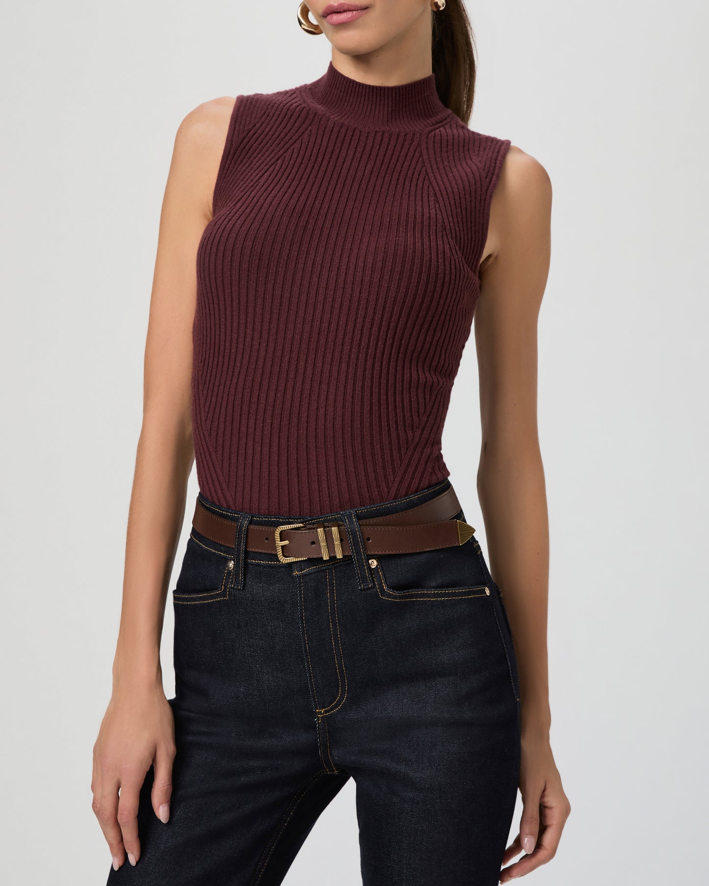 Exclusive* Hunter Belt - Mahogany Leather XS