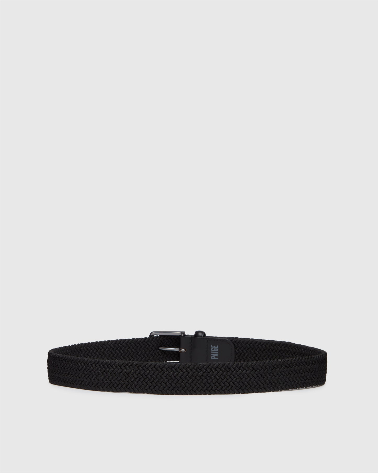 Exclusive* Royer Belt - Black Woven Elastic, Image 1