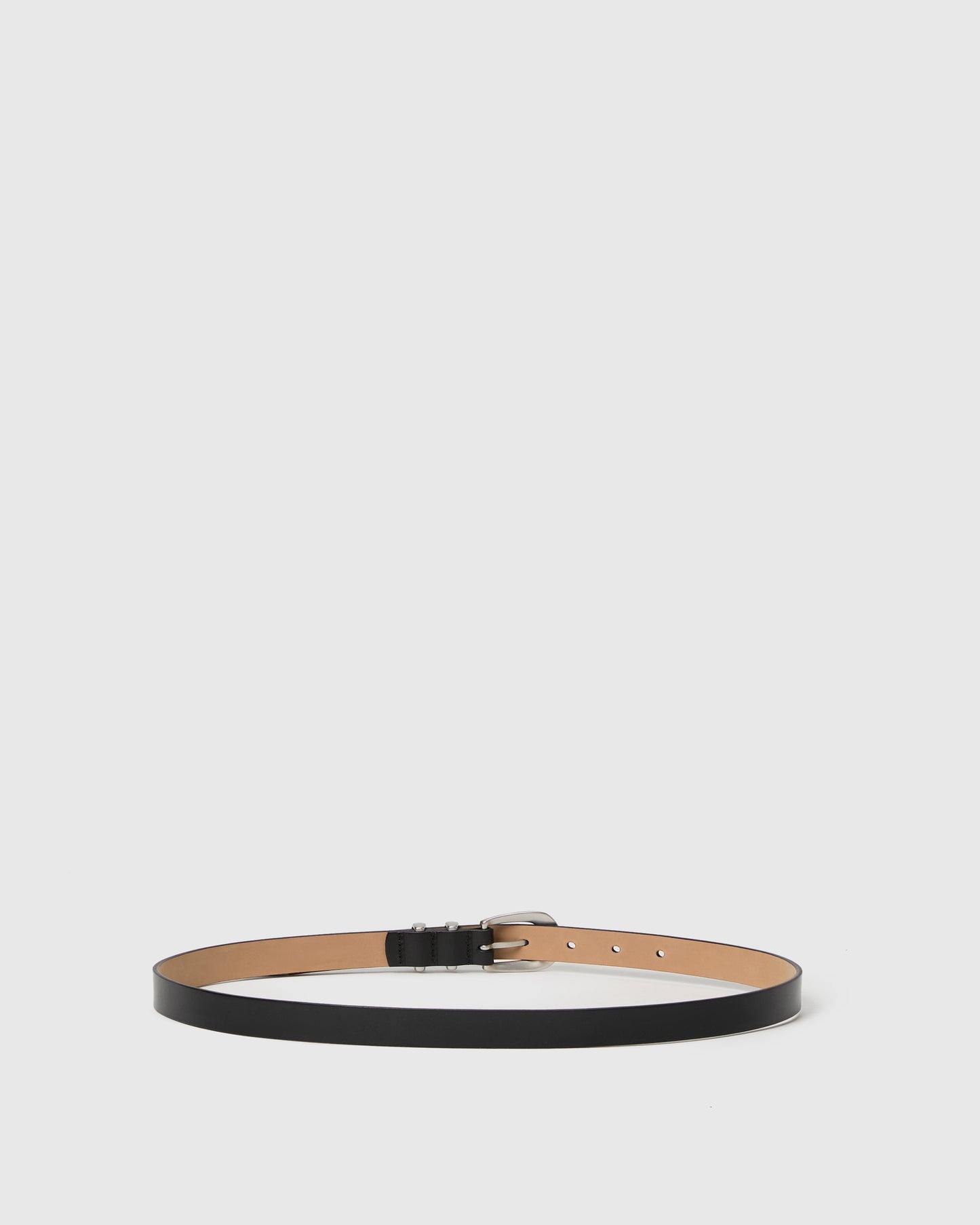 Idris Belt - Black Leather