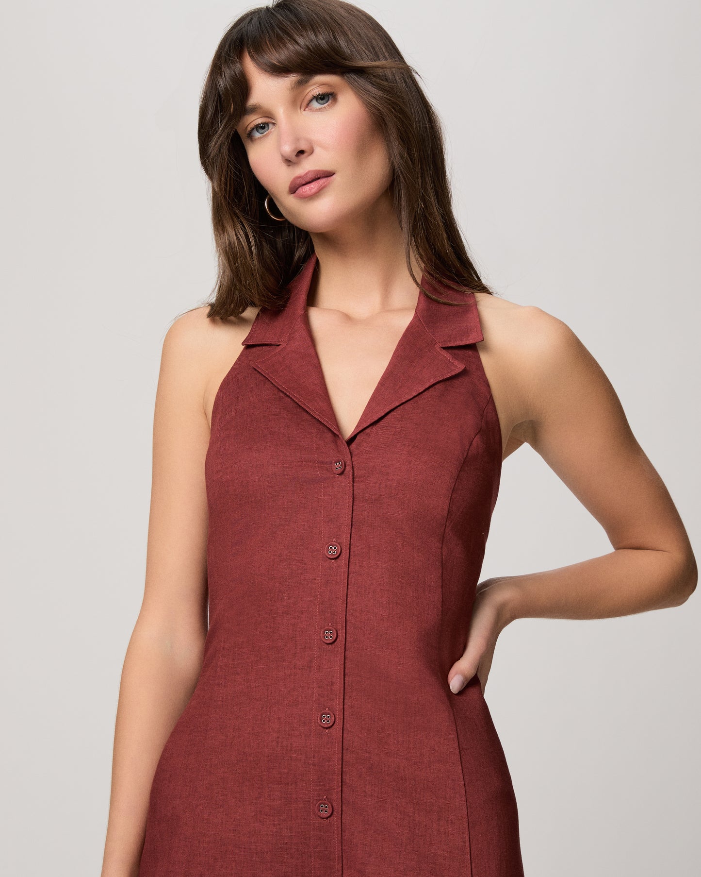 Adria Dress - Burnt Sienna 00