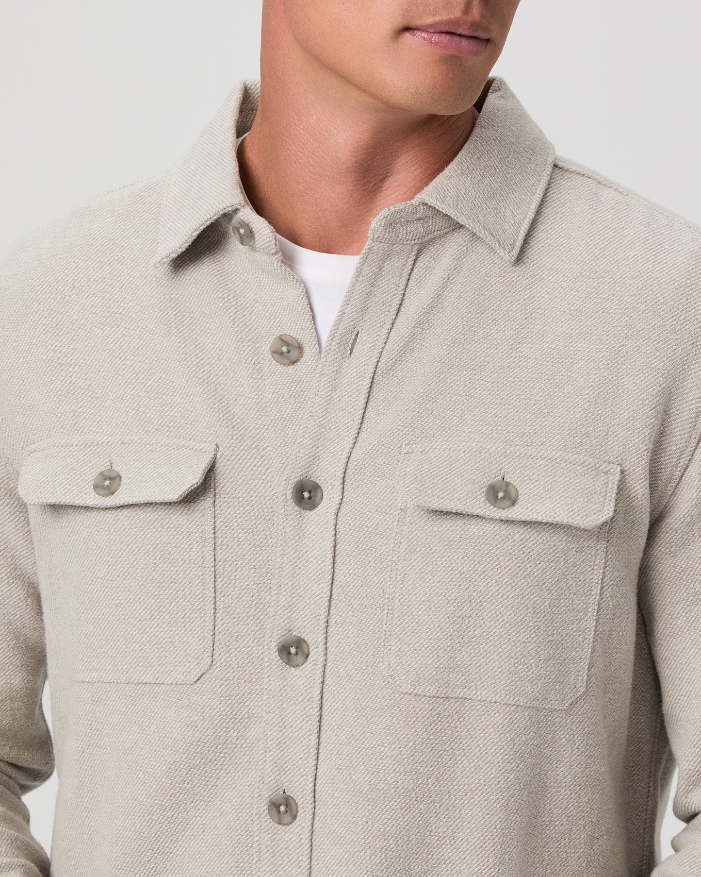 Wilbur Overshirt - Cracked Pearl XS