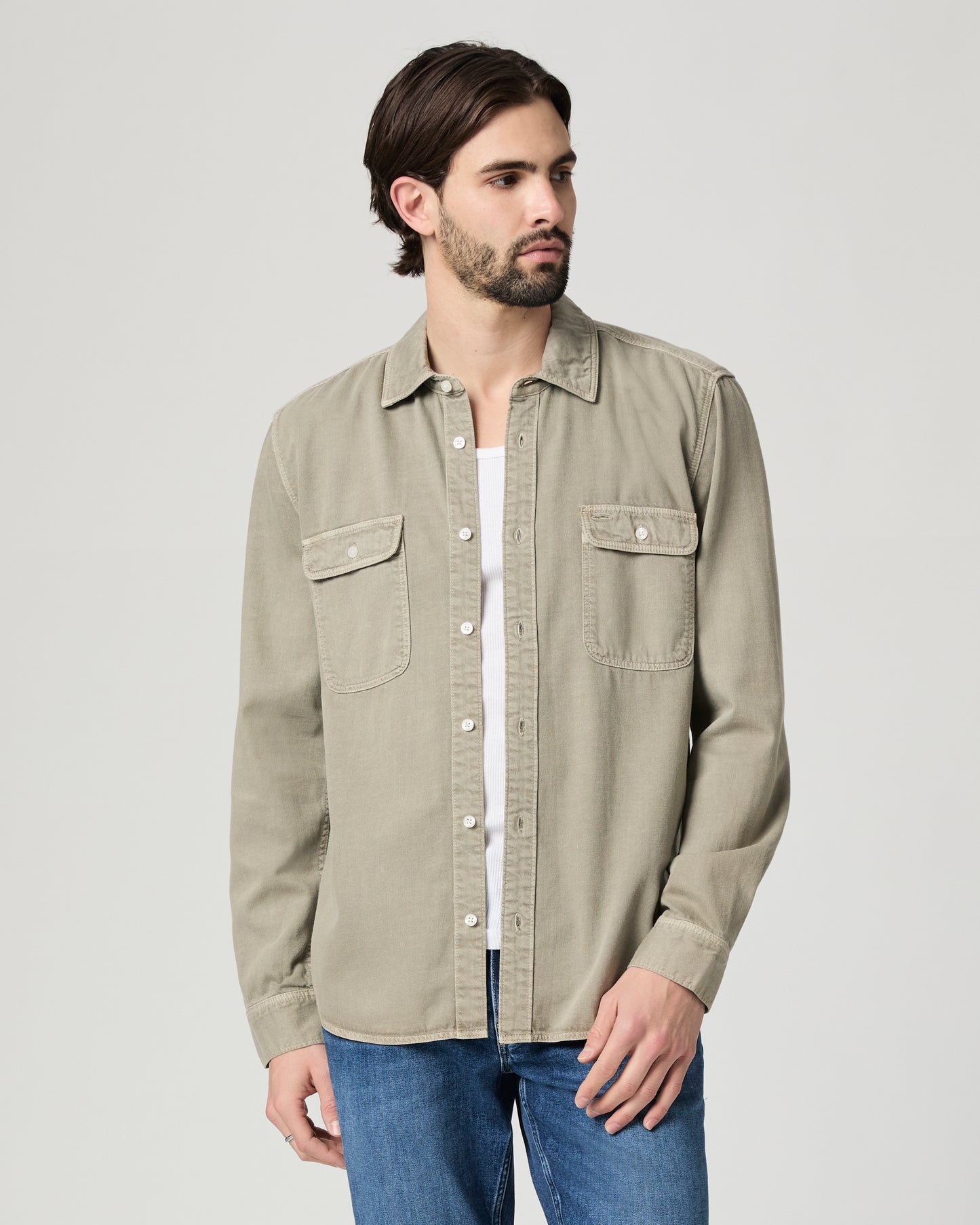 Martin Shirt - Vintage Dried Lemongrass XS