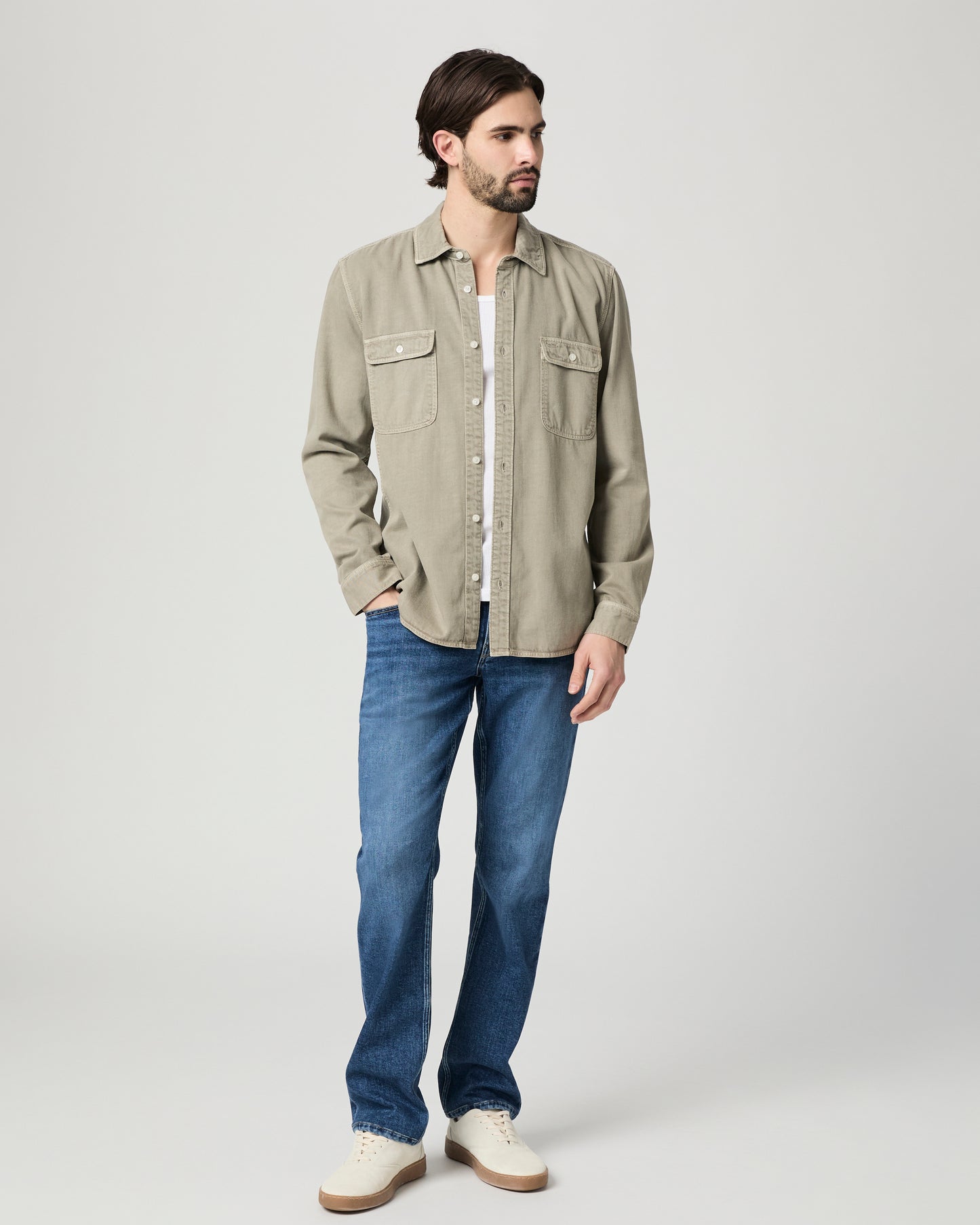 Martin Shirt - Vintage Dried Lemongrass XS