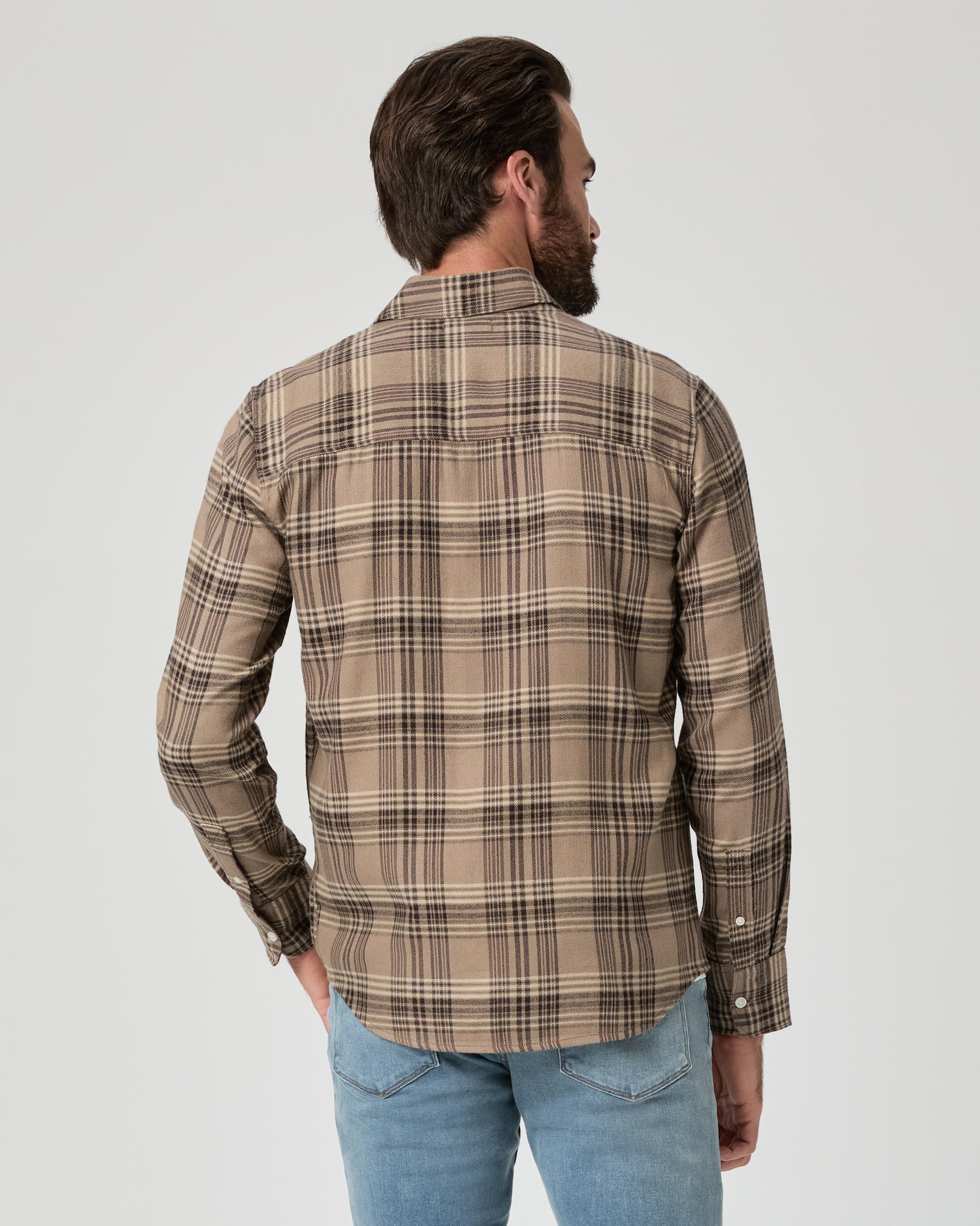 Everett Shirt - Smoked Oak Plaid S