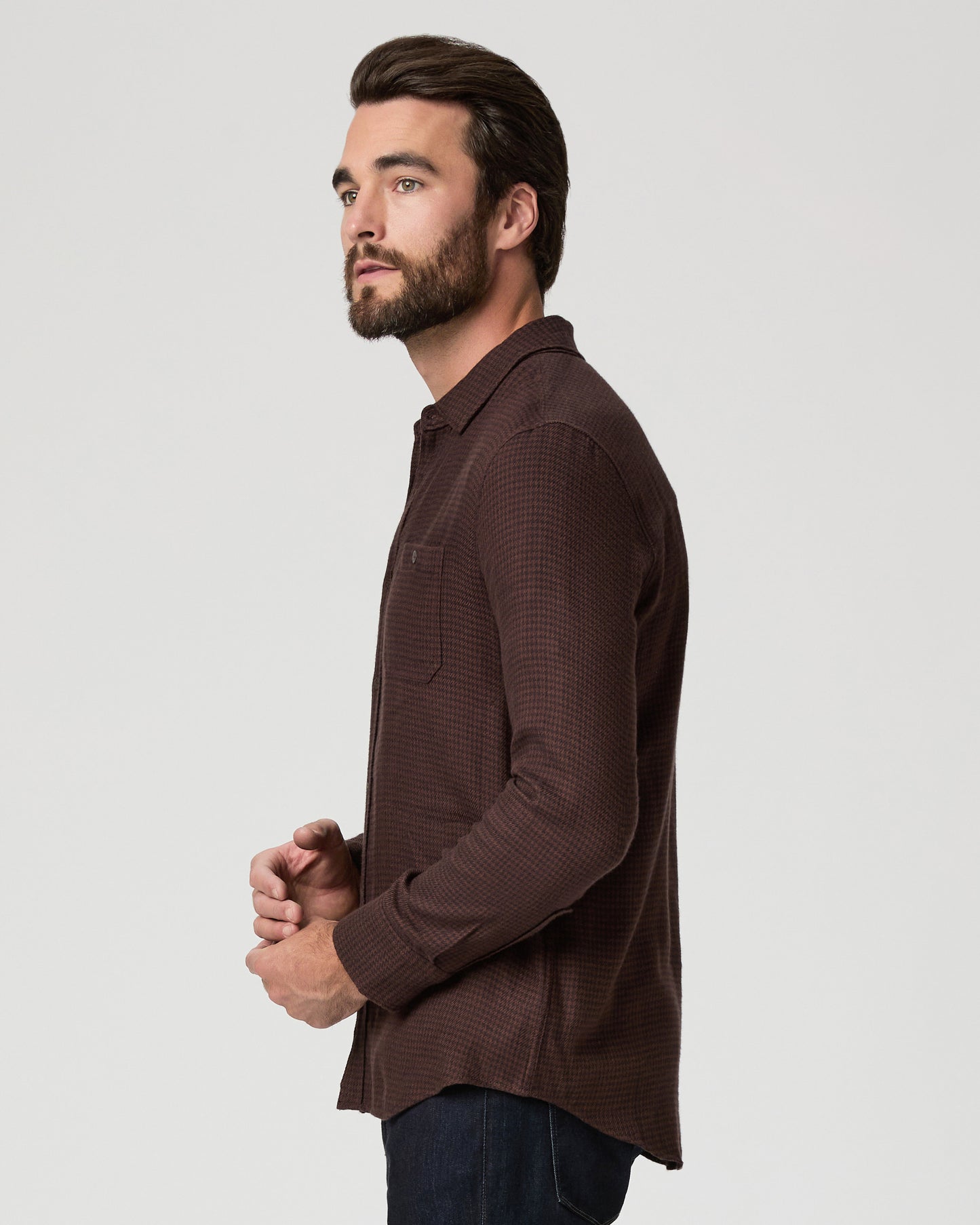 Everett Shirt - Carbanolo / Caffeine S