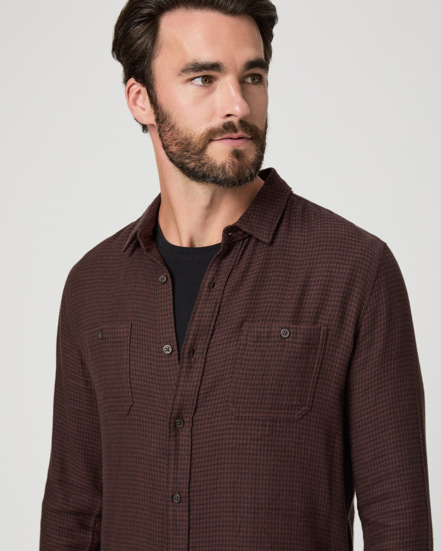 Everett Shirt - Carbanolo / Caffeine S