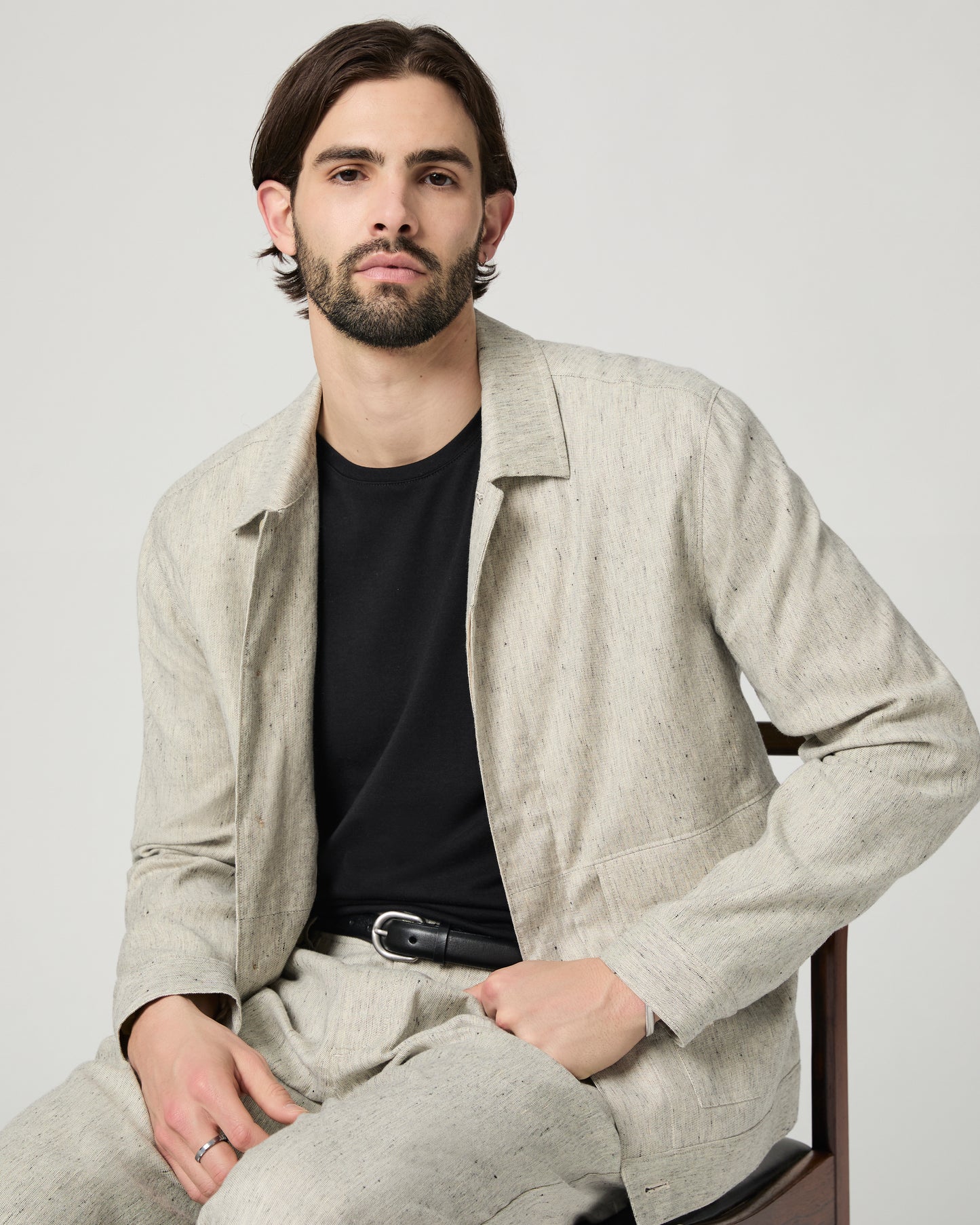 Jerico Jacket - Stucco Melange XS