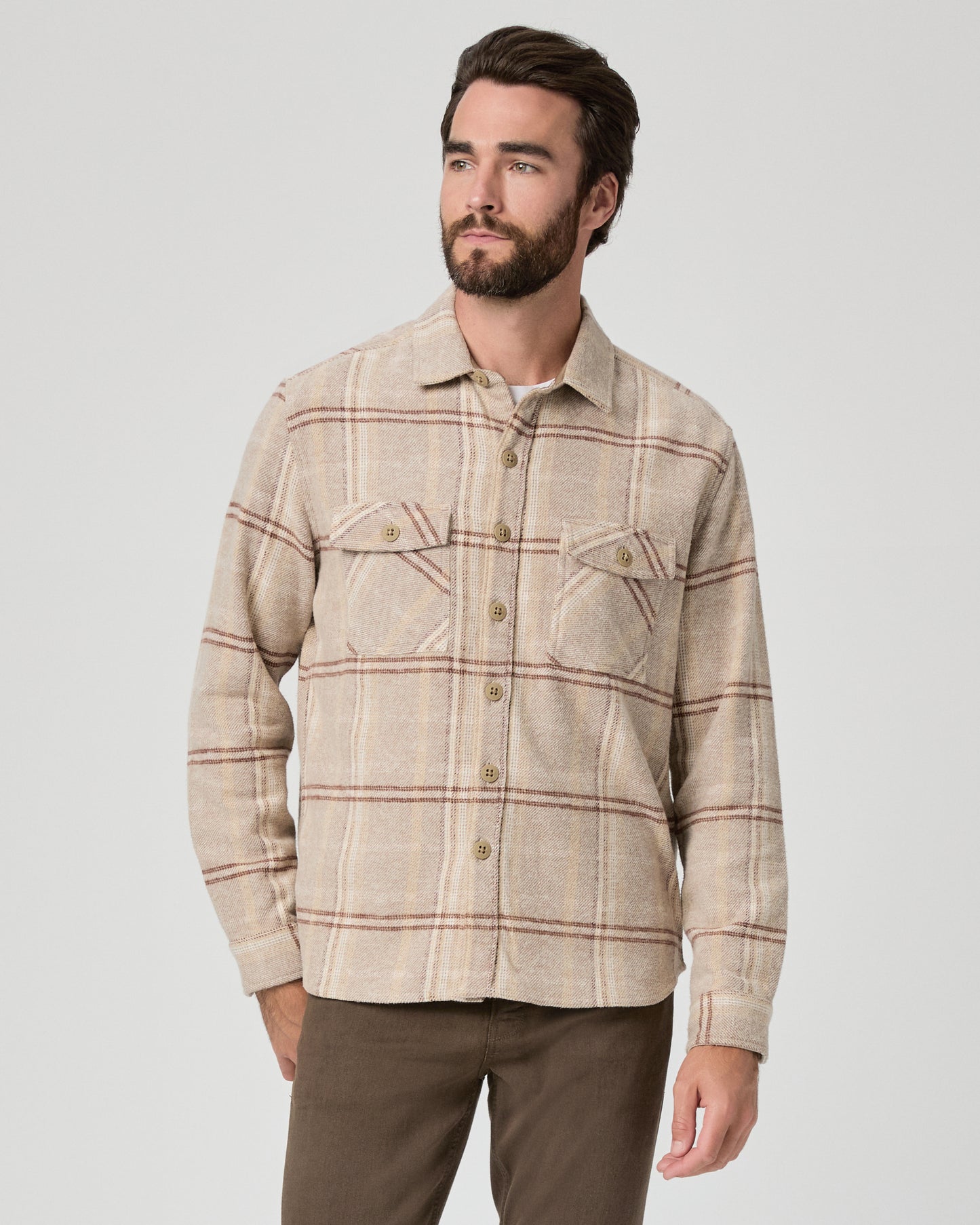 Seymore Overshirt - Rustic Plaid S