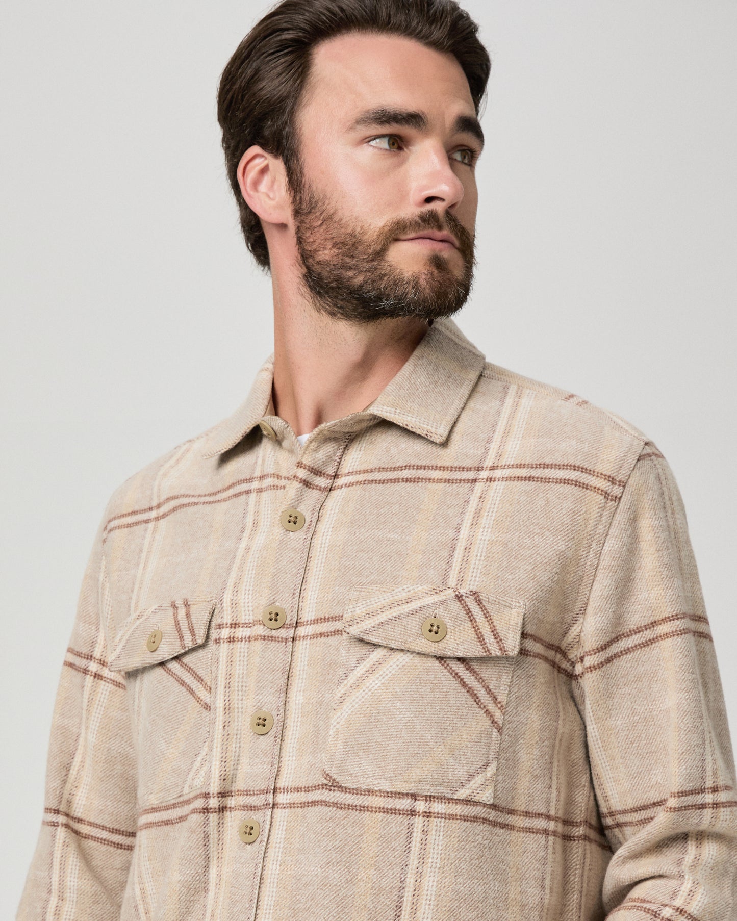 Seymore Overshirt - Rustic Plaid S