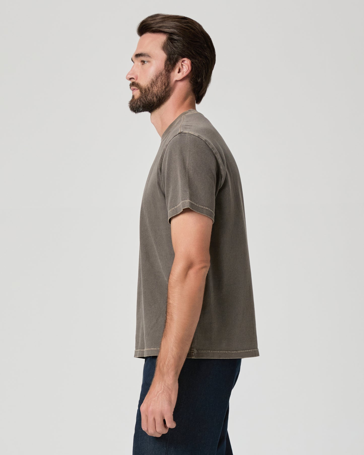 Serano Boxy Tee - Vintage Deep Chocolate S