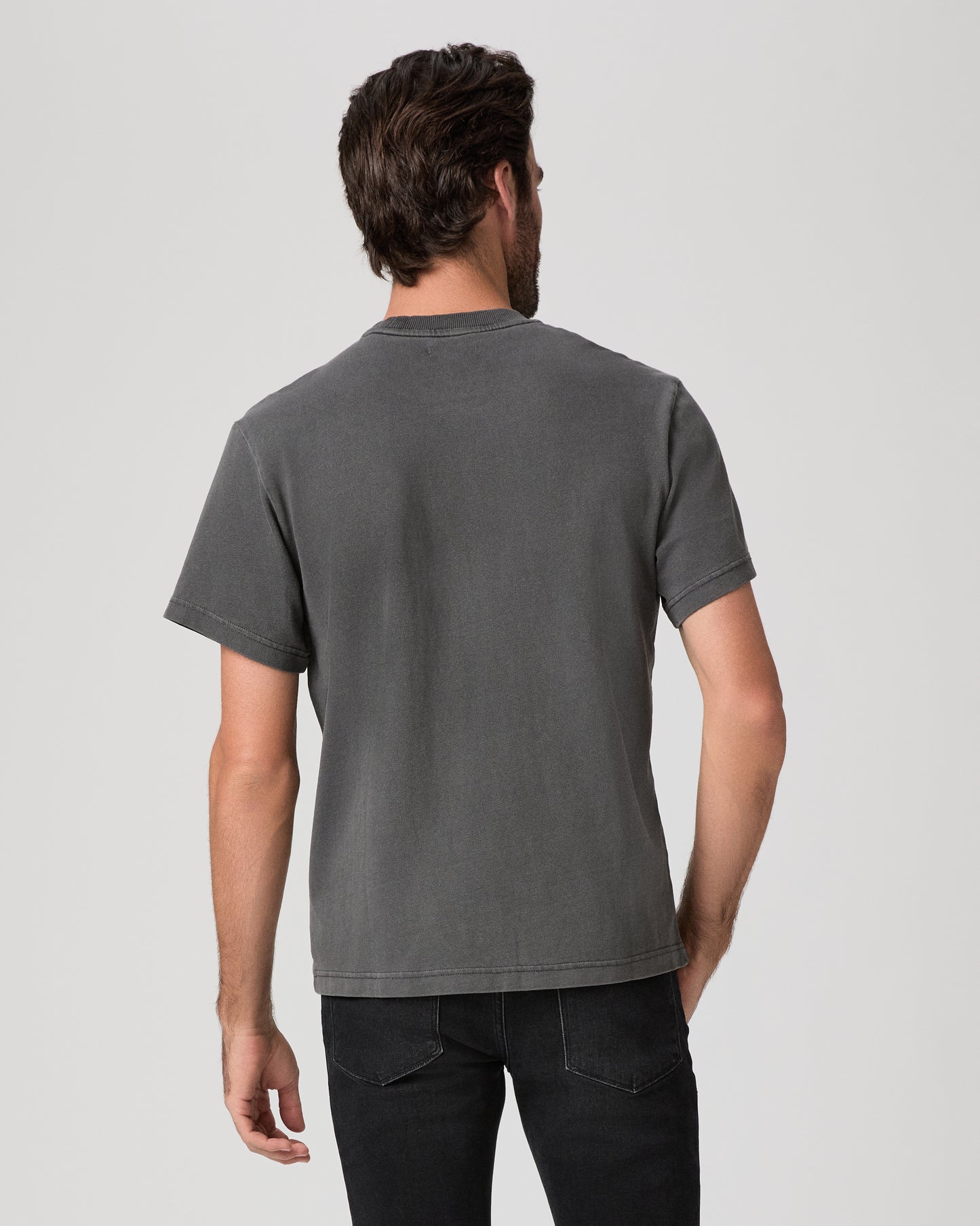 Serano Boxy Tee - Vintage Faded Charcoal S