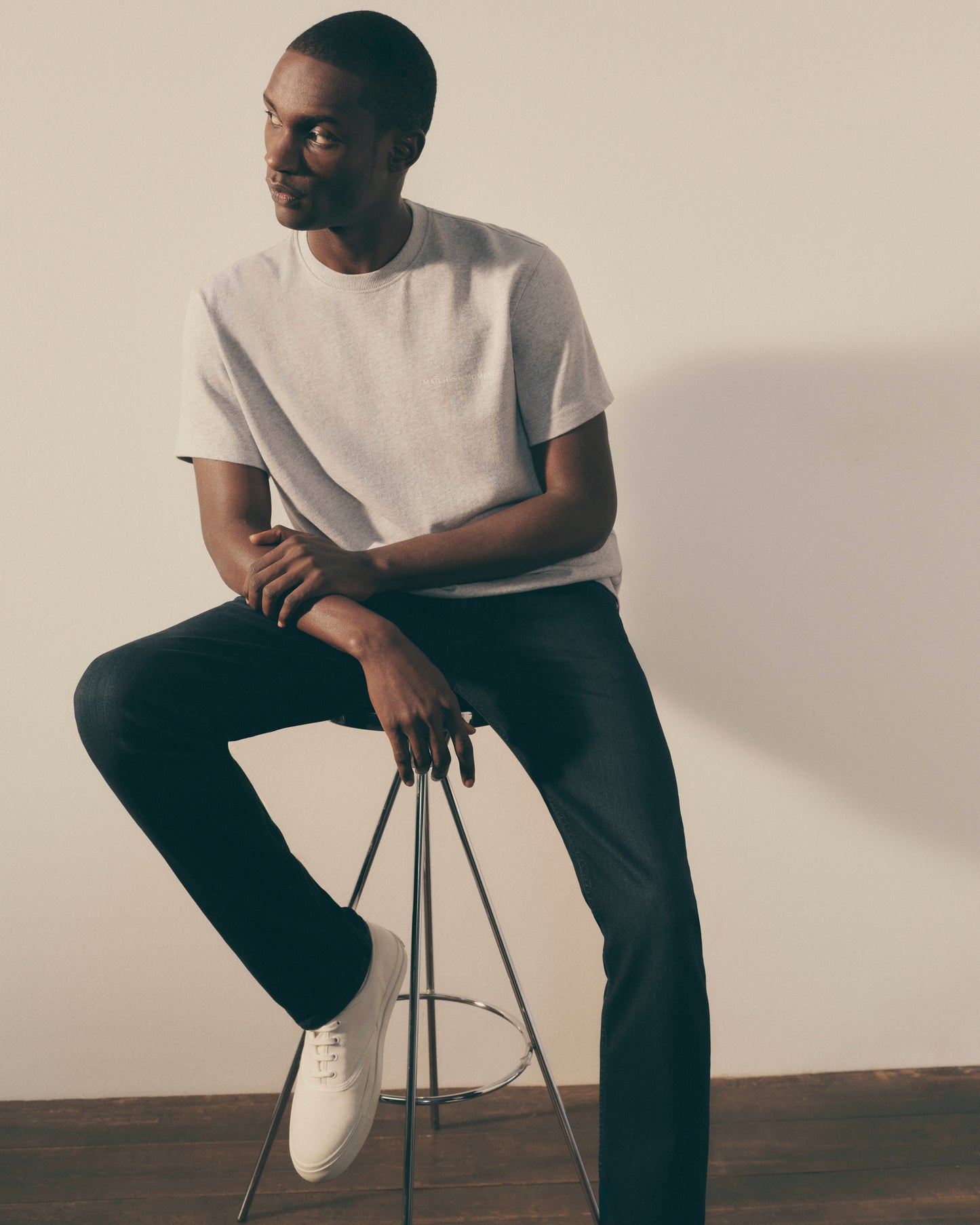 Serano Boxy Tee - Tonal Court Graphic
