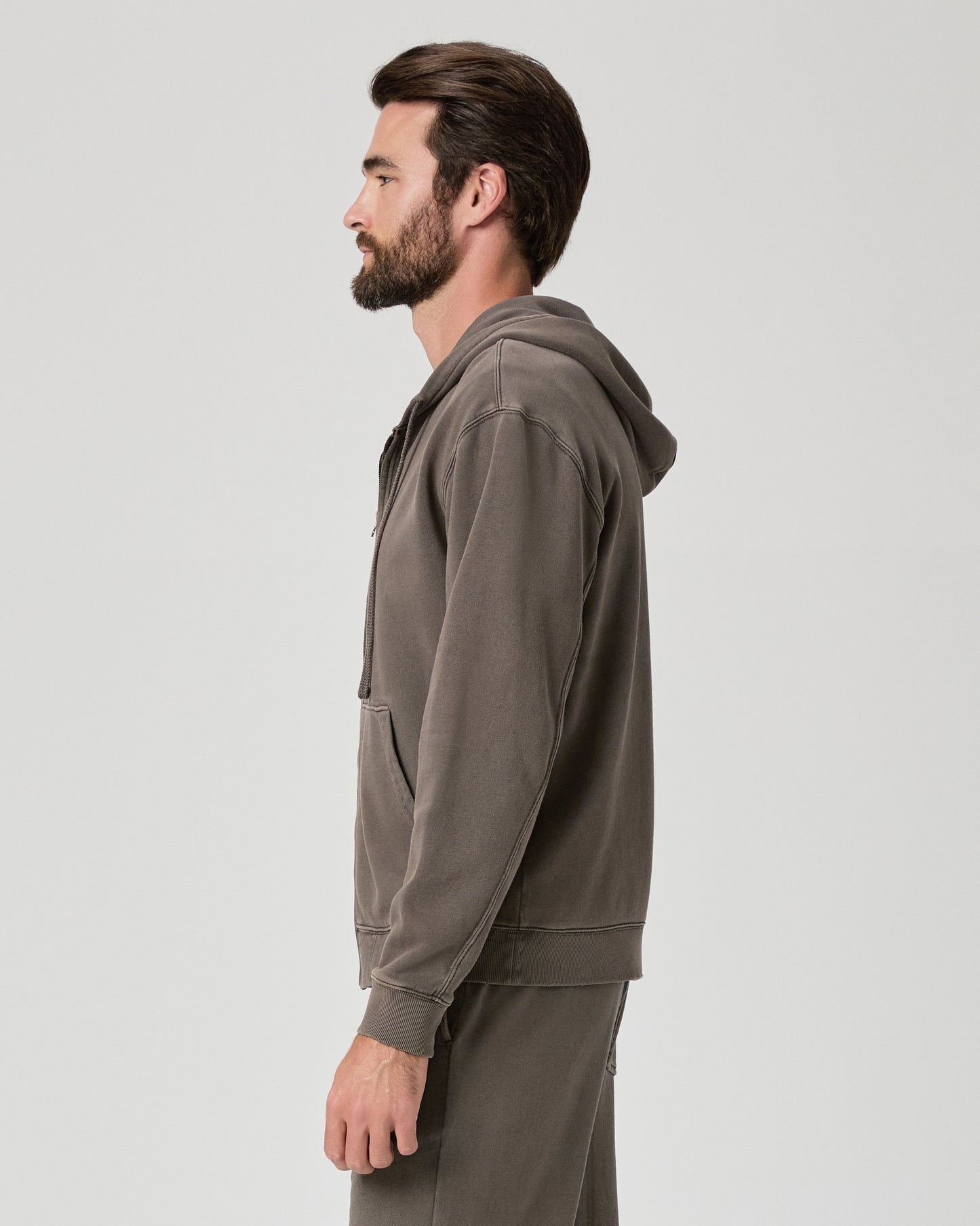 Avon Full Zip Hoodie - Vintage Deep Chocolate S