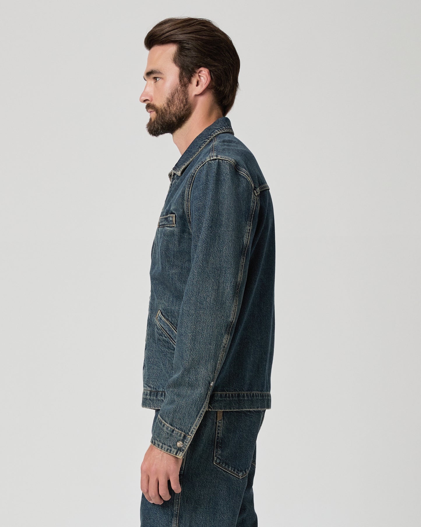 Mauricio Denim Zip Up Jacket - Abaron S
