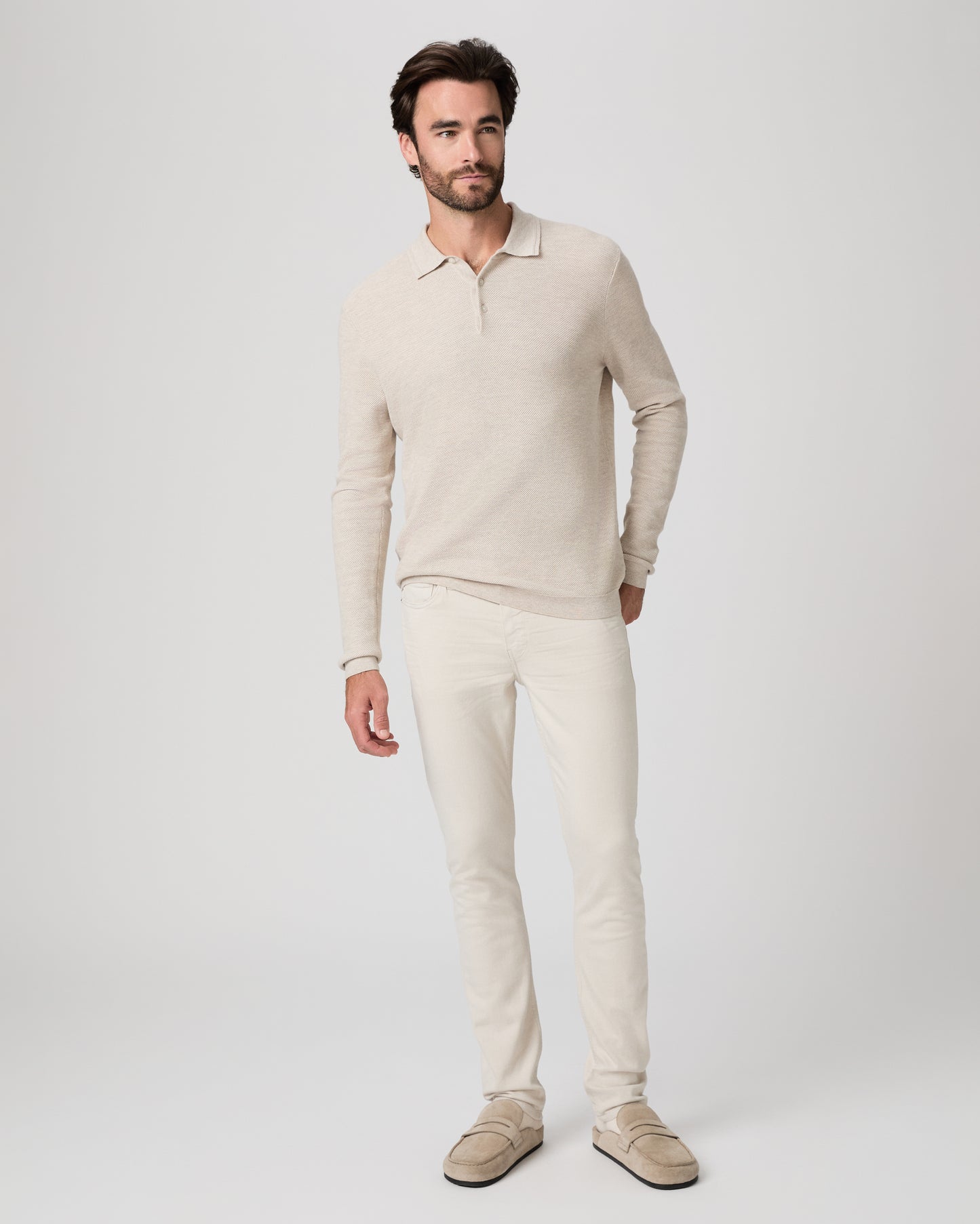 Transcend Lennox Slim Jean - Pale Silver 28